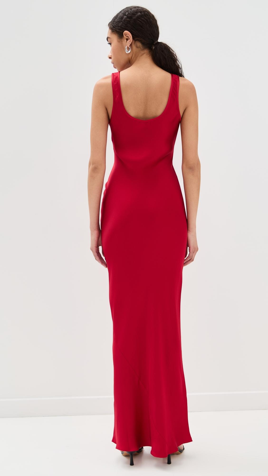【関税込み】ANINE BING レッド Alison マキシドレス ANINE BING Alison Maxi Dress | Red | FARFETCH