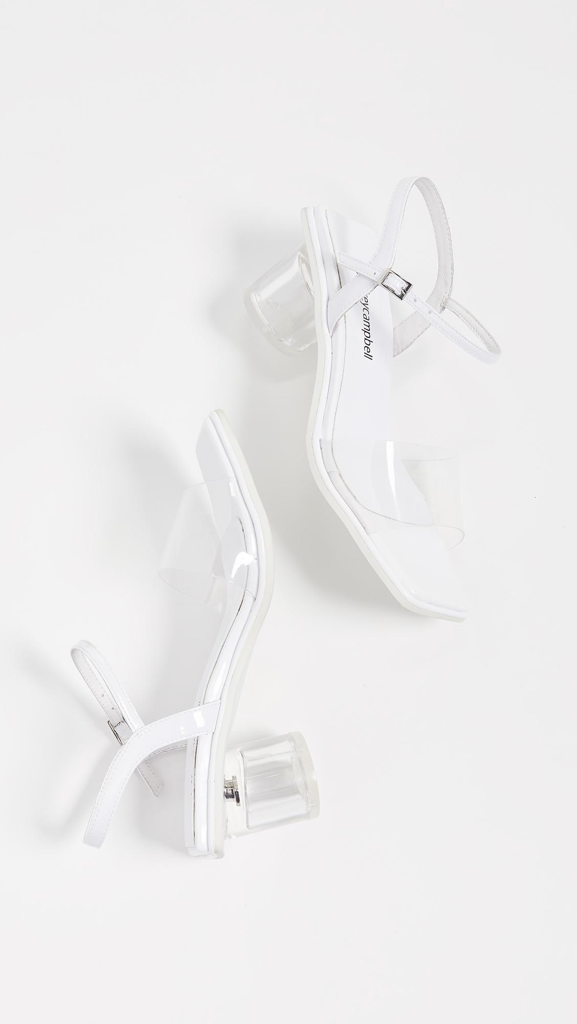 jeffrey campbell futuro vinyl sandals