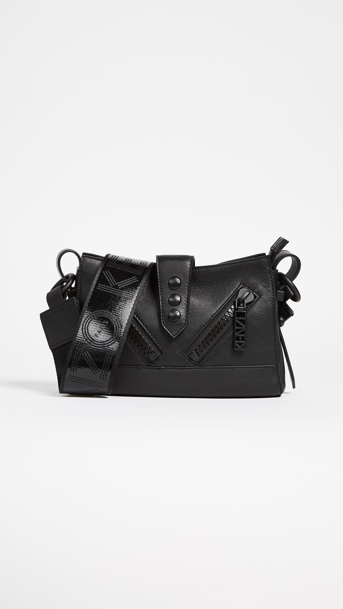KENZO Kalifornia Mini Shoulder Bag in Black | Lyst