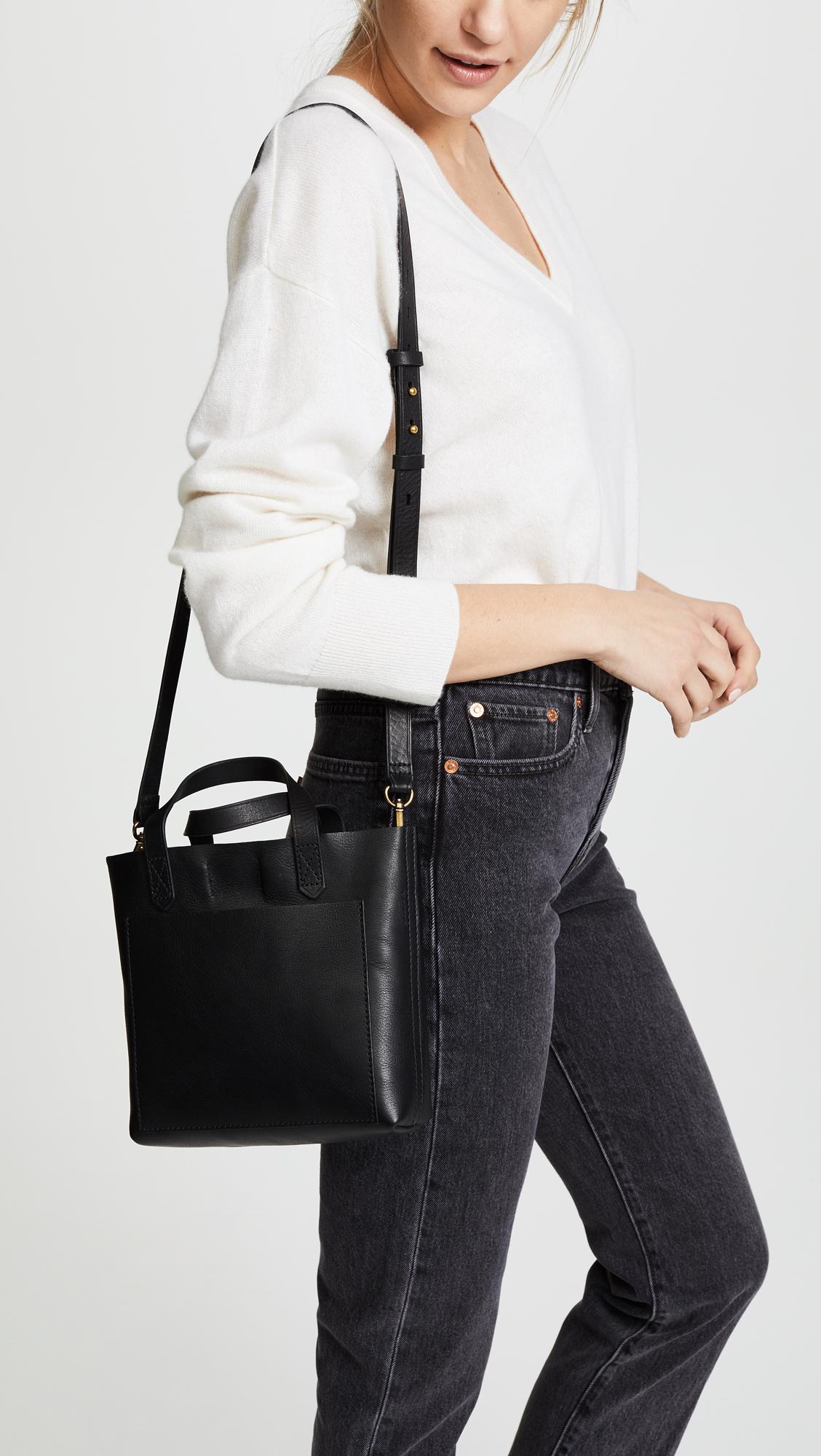 madewell mini pocket transport tote