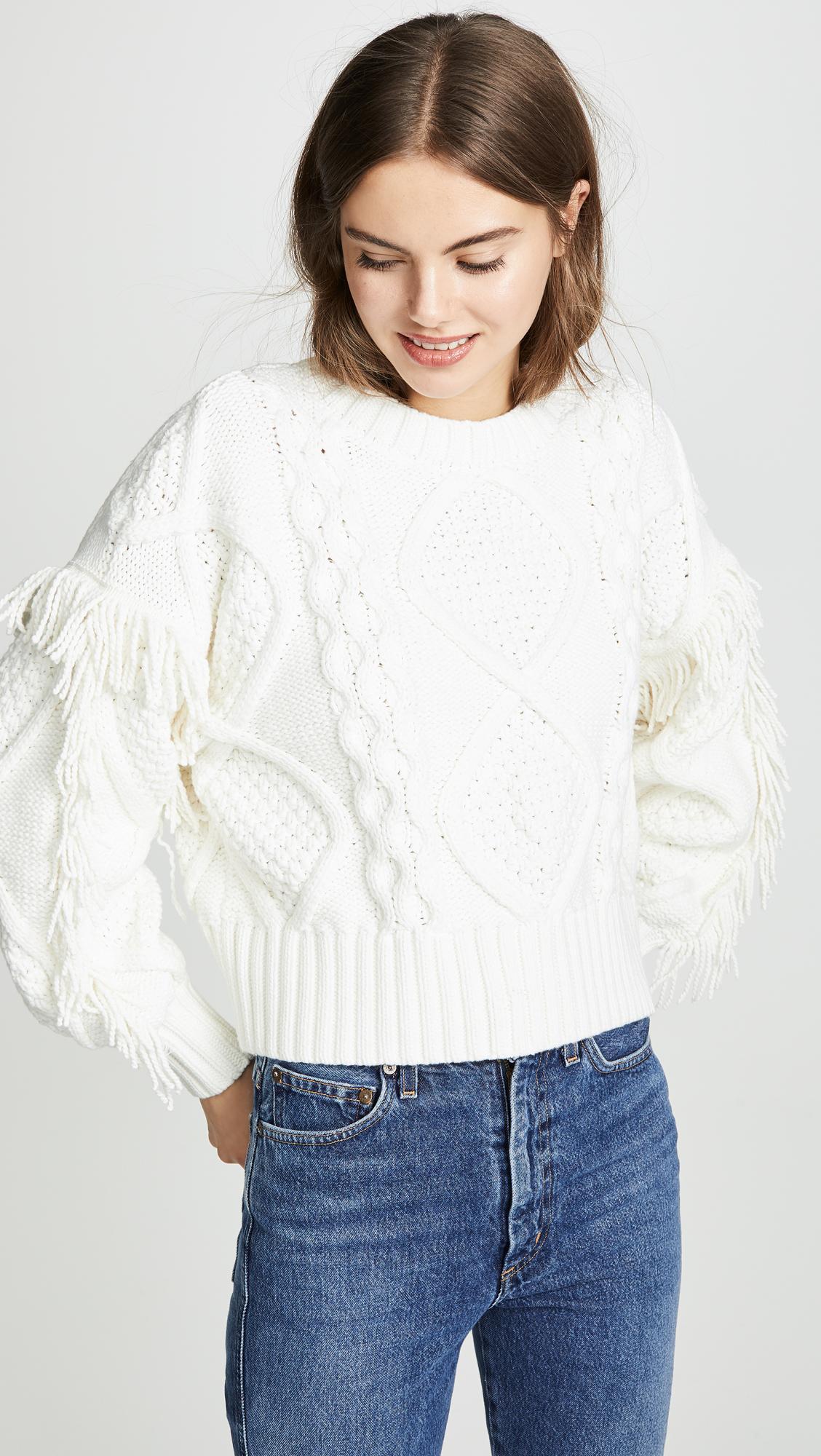 line and dot sweater