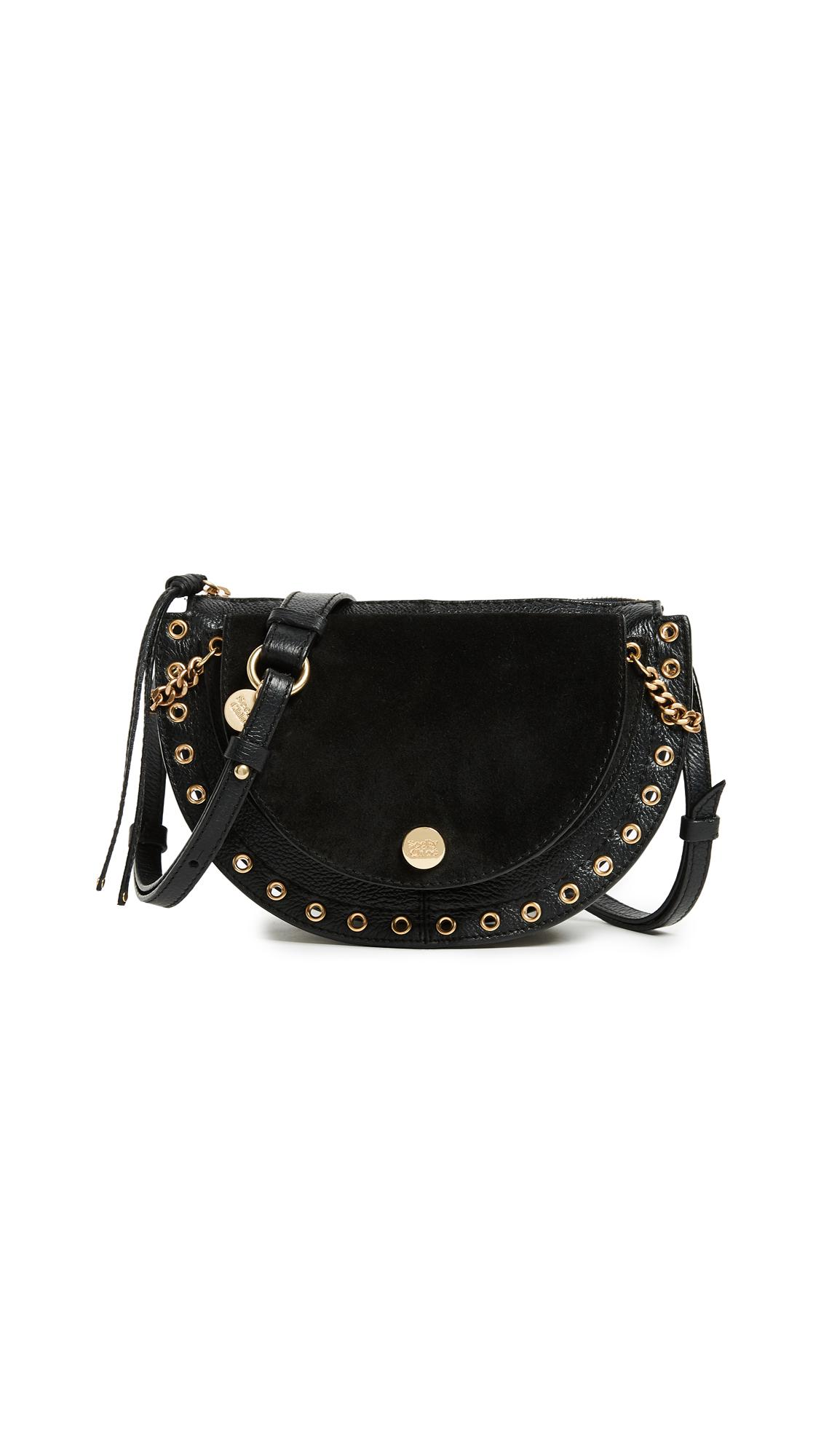 See By Chloé Leather Kriss Medium Shoulder Bag in Black | Lyst