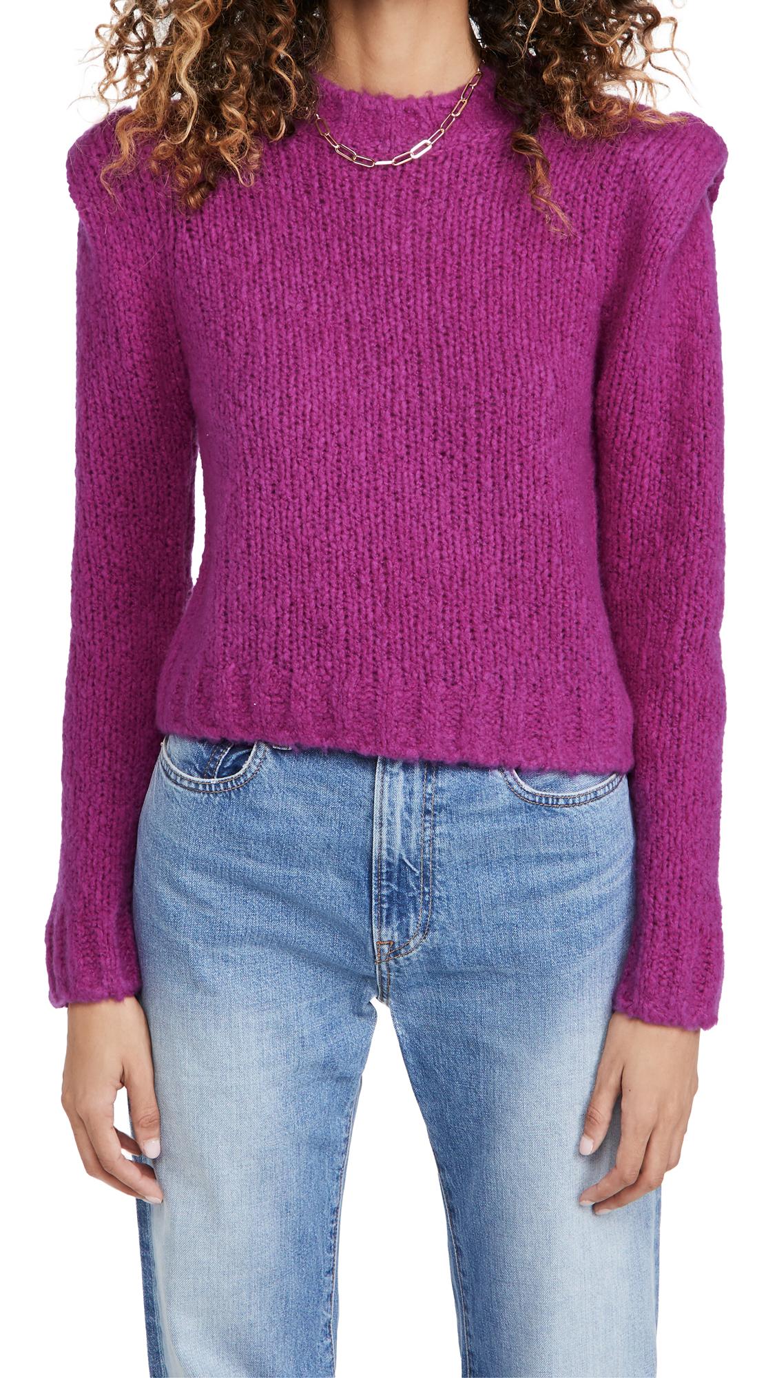 NAADAM Structured Shoulder Sweater in 