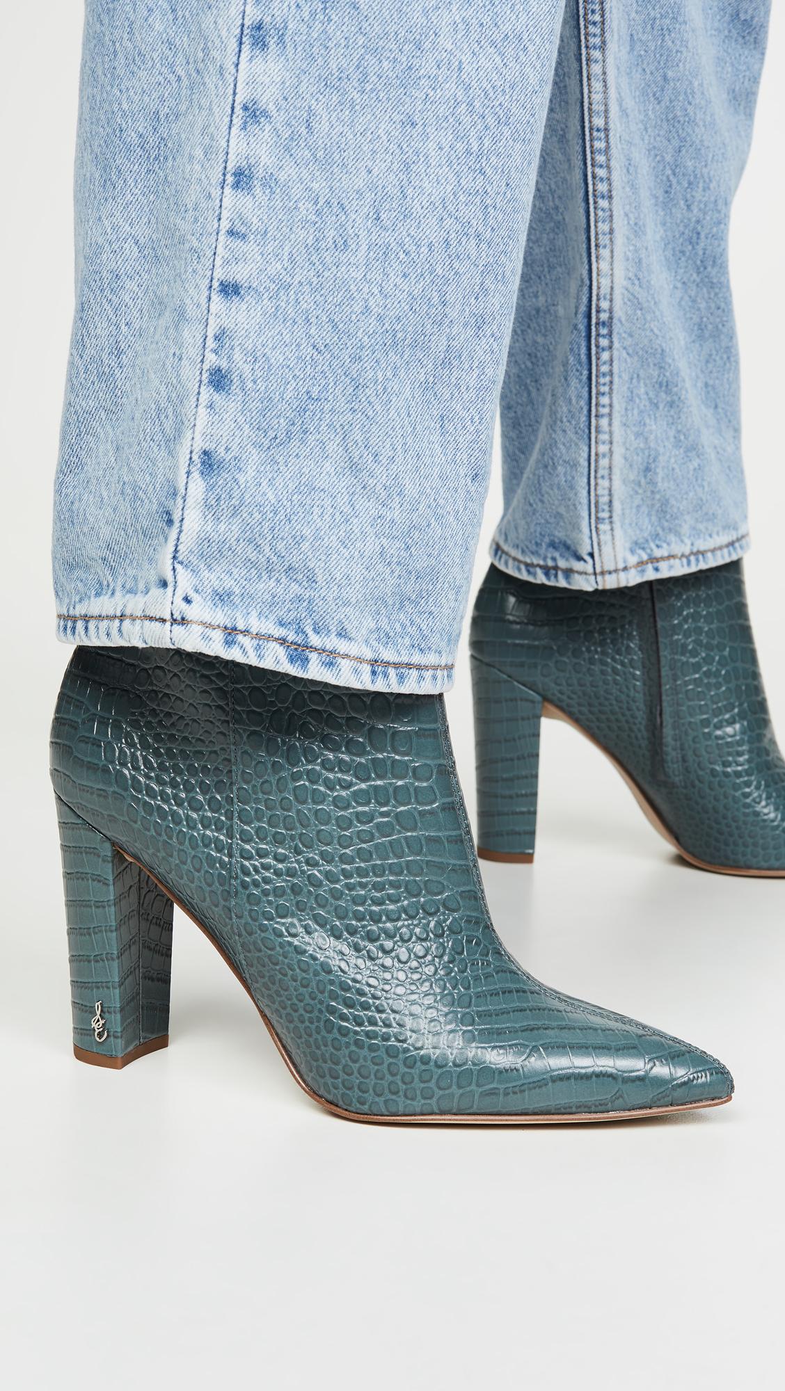 Sam edelman cheap silver booties