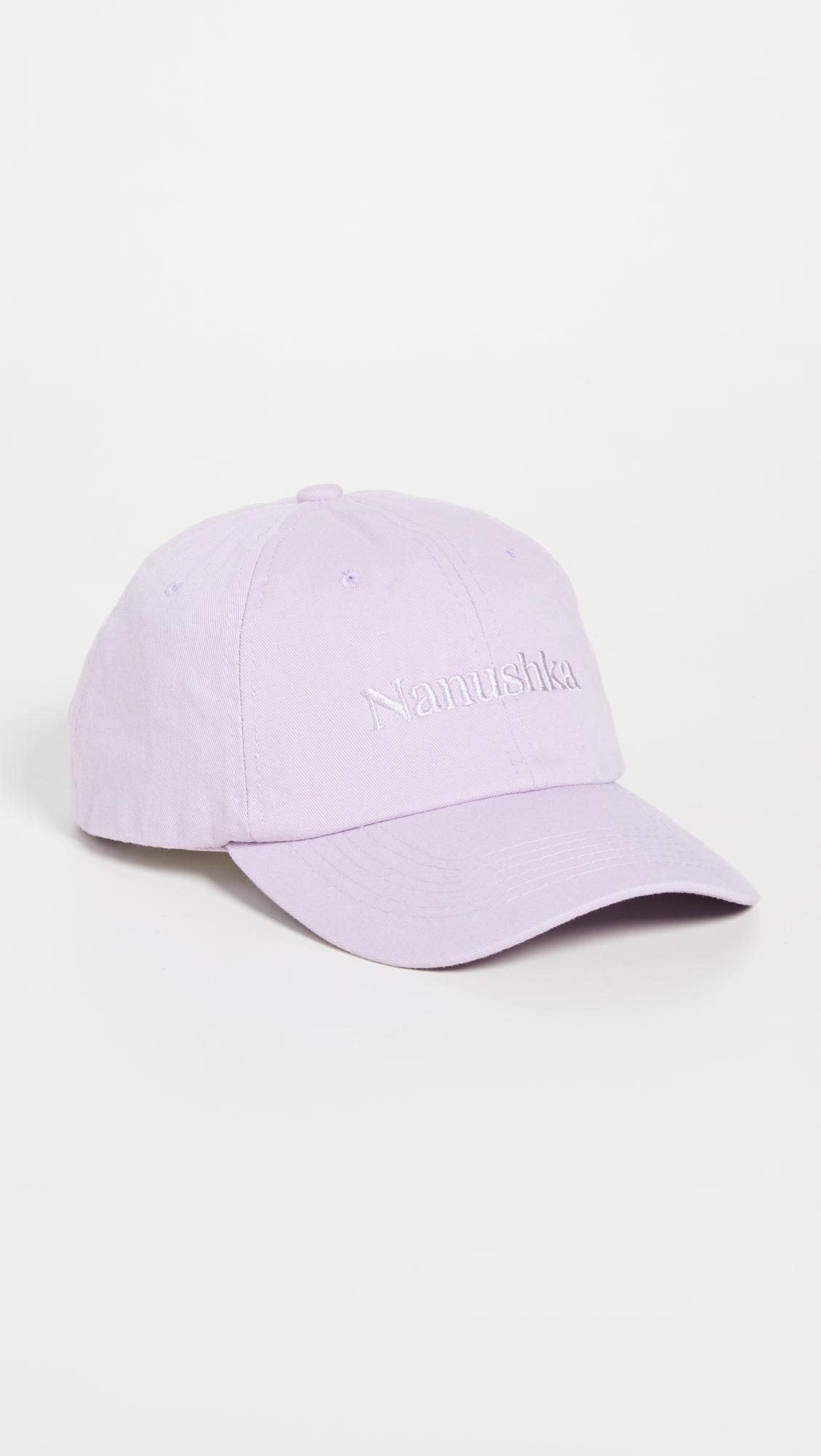 Nanushka Cotton Val Hat in Lilac 
