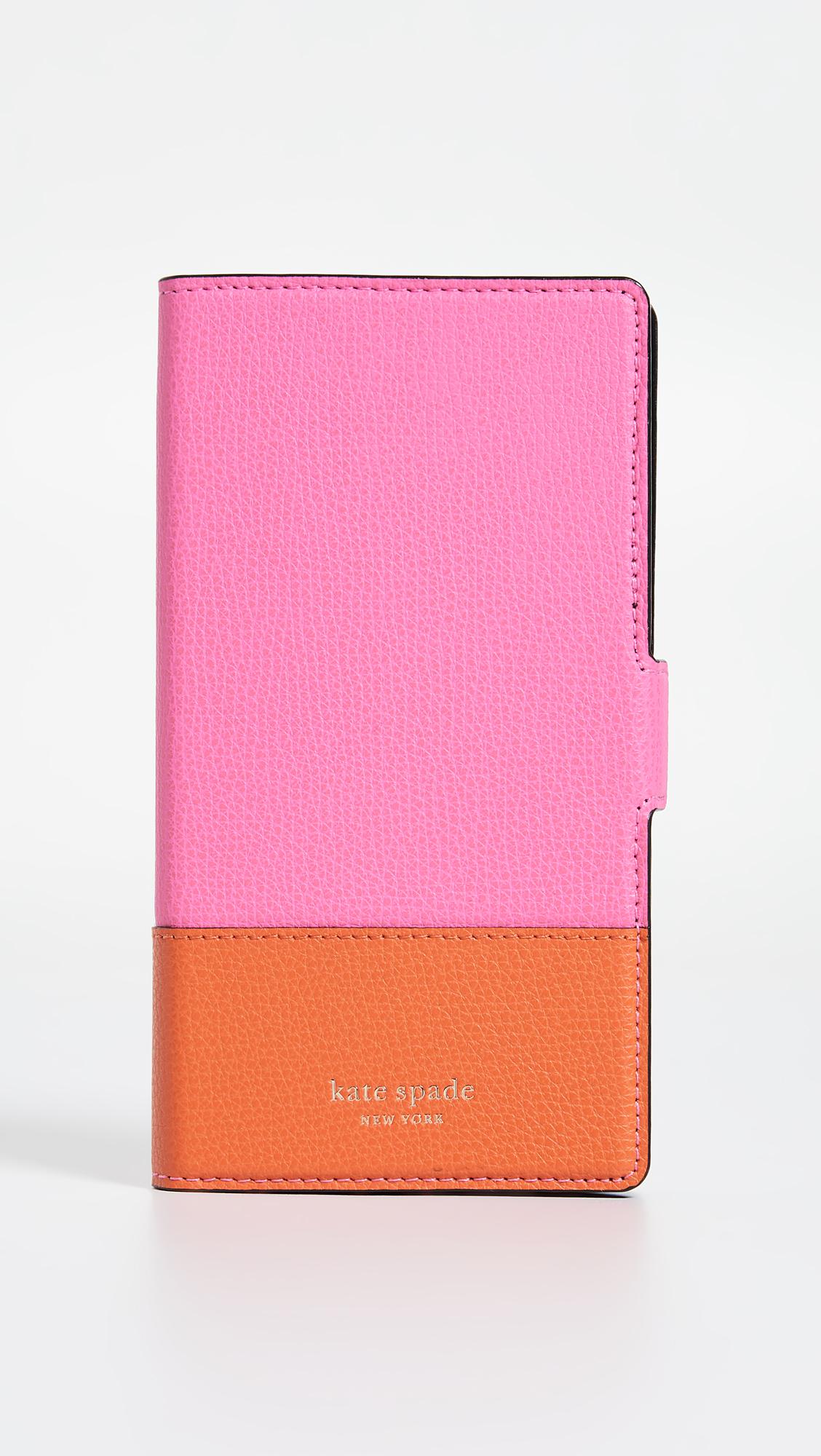 Kate Spade Sylvia Magnetic Folio Iphone Case in Pink | Lyst