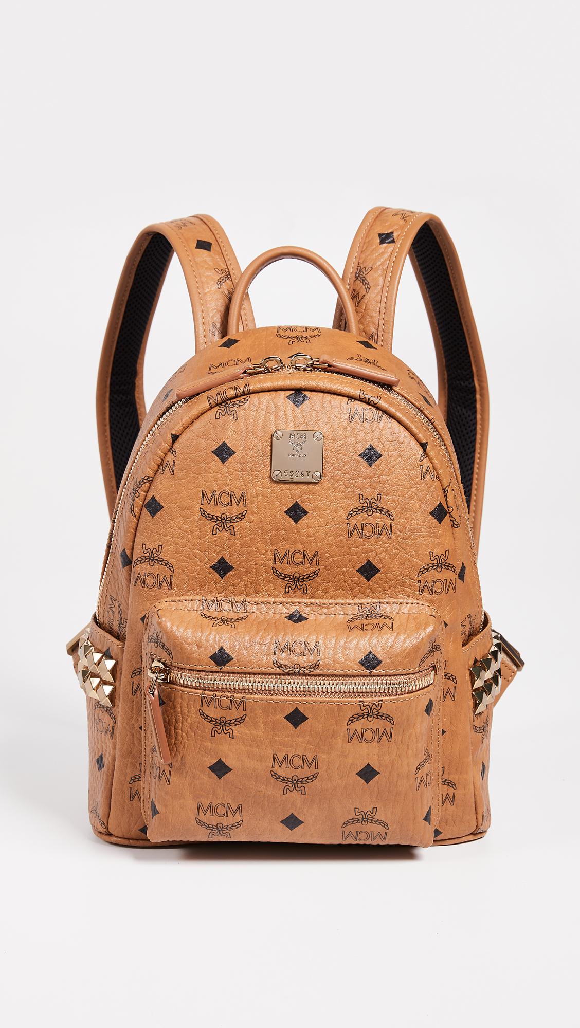 mcm small stark backpack
