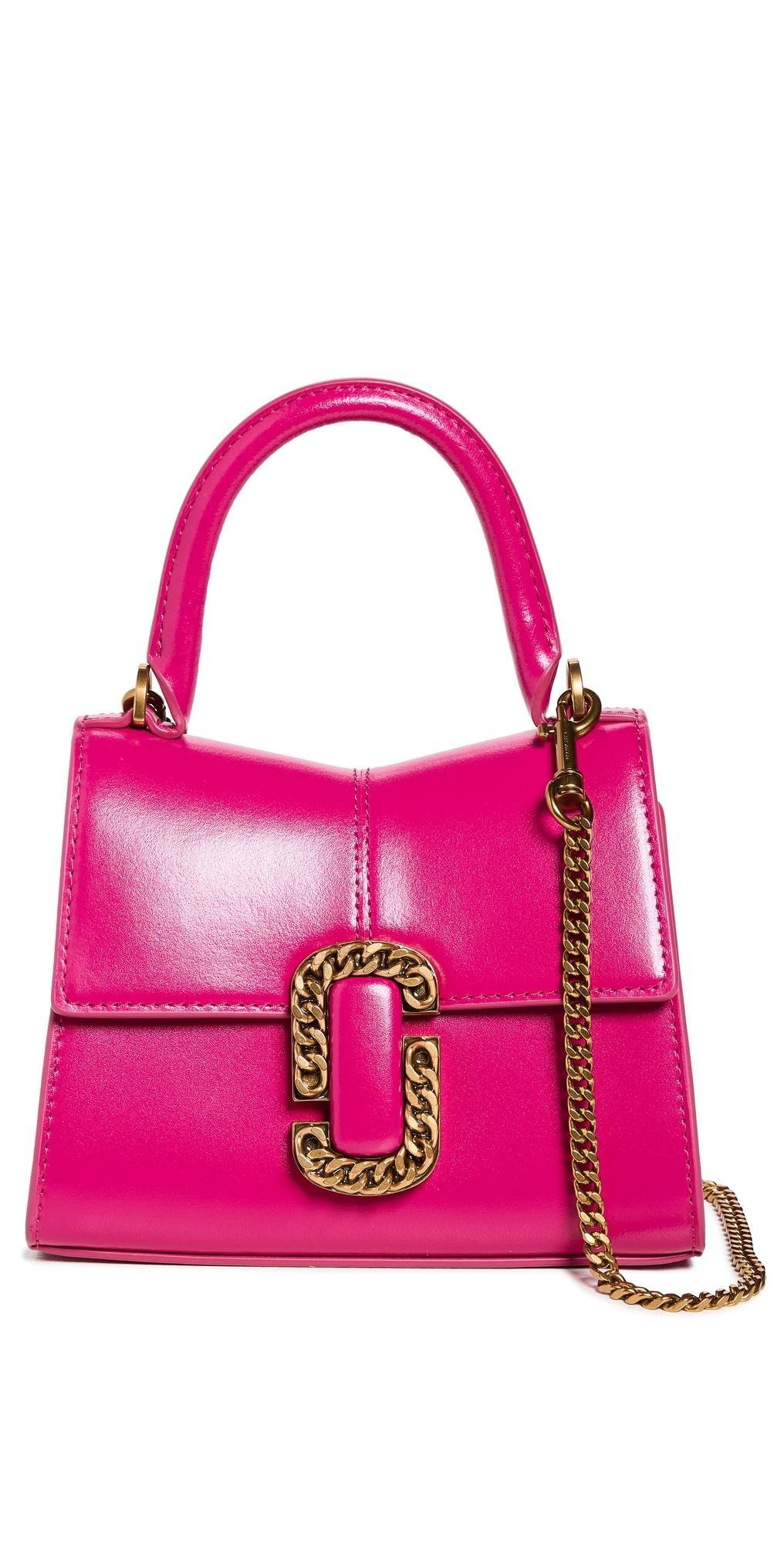 Marc Jacobs St. Marc Mini Top Handle Bag in Pink | Lyst