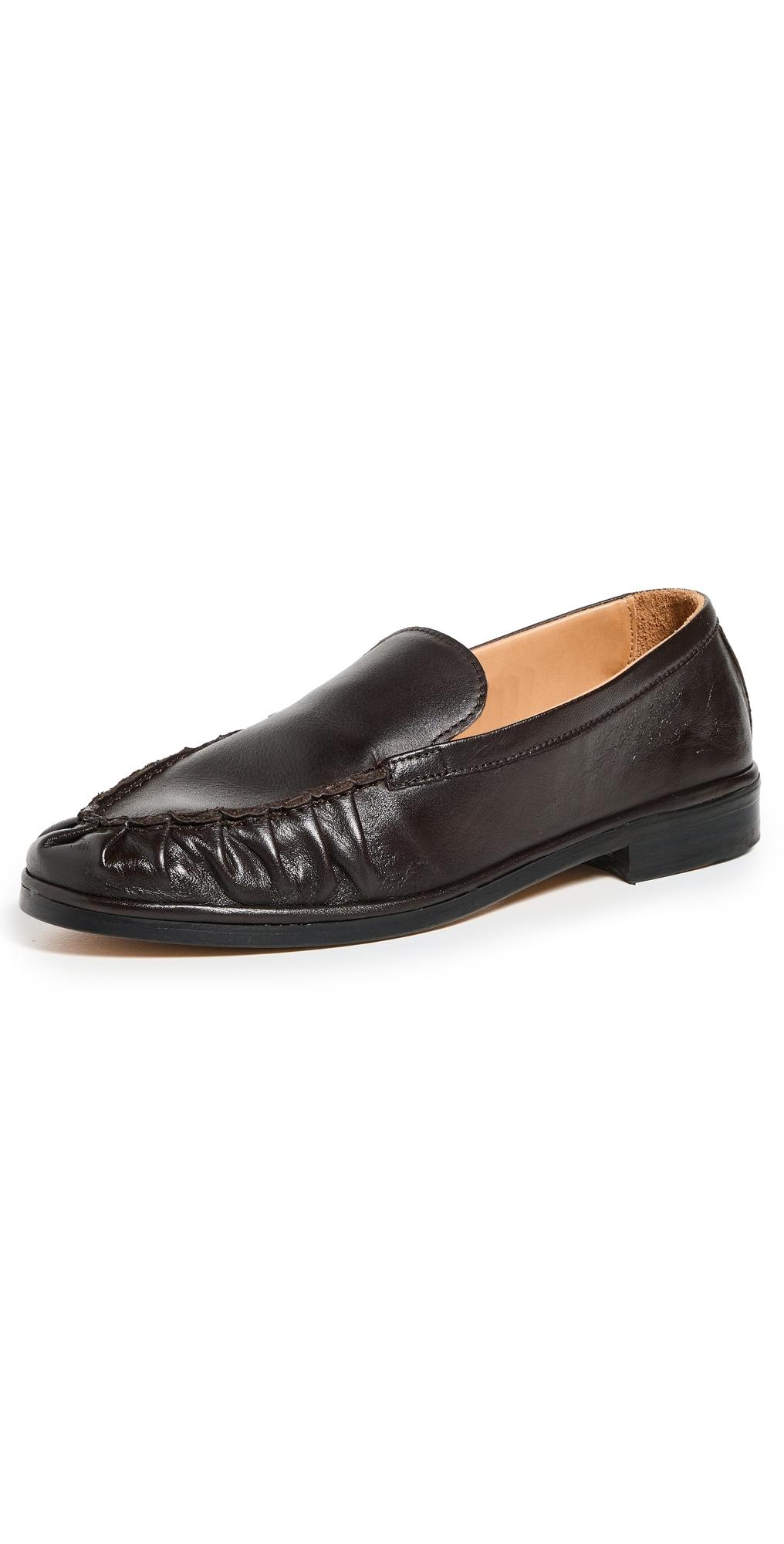 ローファー・オックスフォード ALOHAS Marietta Onix Black Leather Loafers (S100562 01) Marietta Patent Black Leather Loafers | ALOHAS