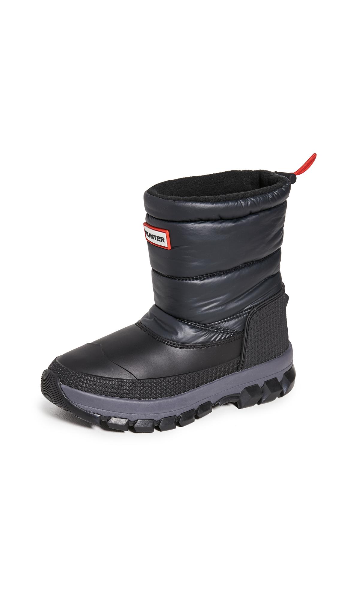 HUNTER Original Insulated Snow Boot Short in Black | Lyst
