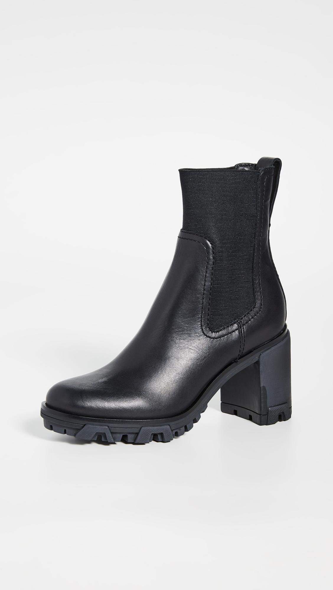 Rag & Bone Shiloh Leather Combat Boots in Black | Lyst