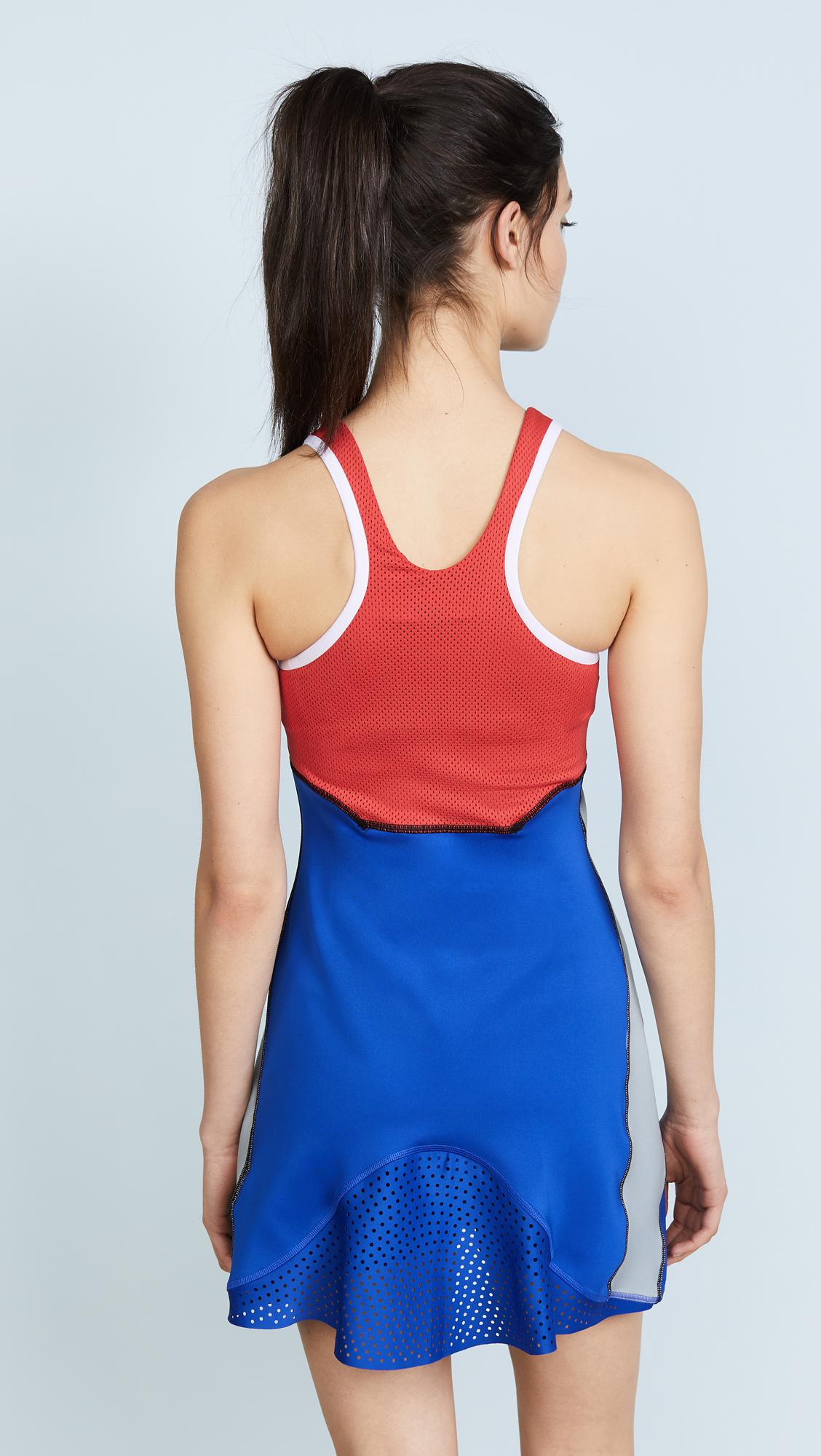 adidas By Stella McCartney Synthetic Tennis Dress in Blue | Lyst