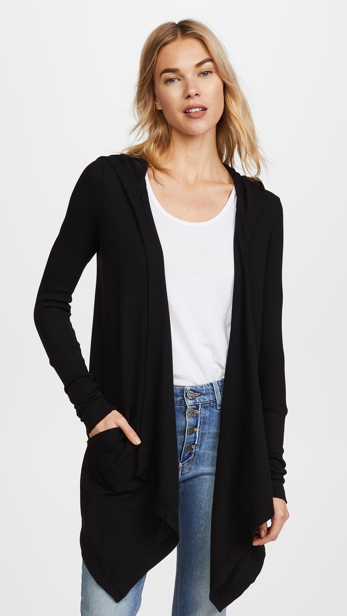 long black warm cardigan