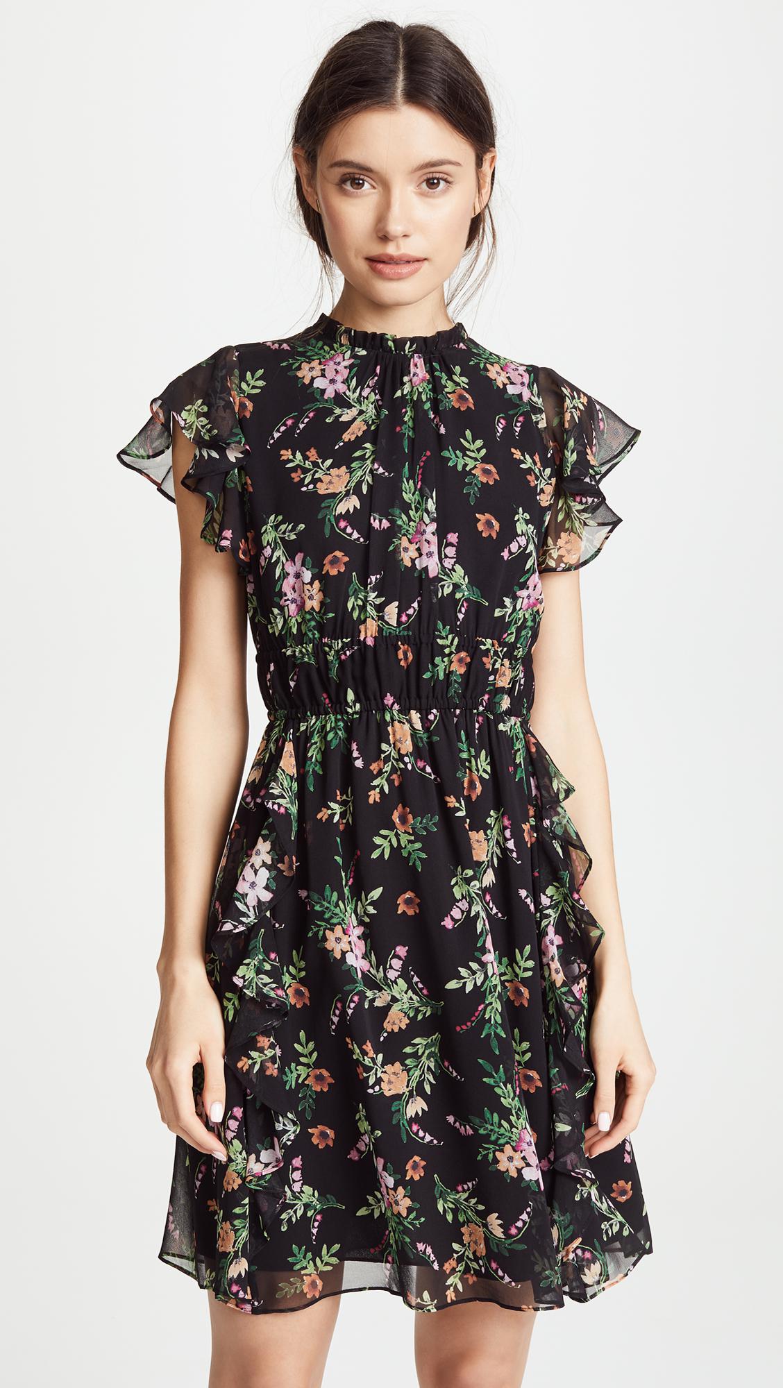 shoshanna amora silk dress