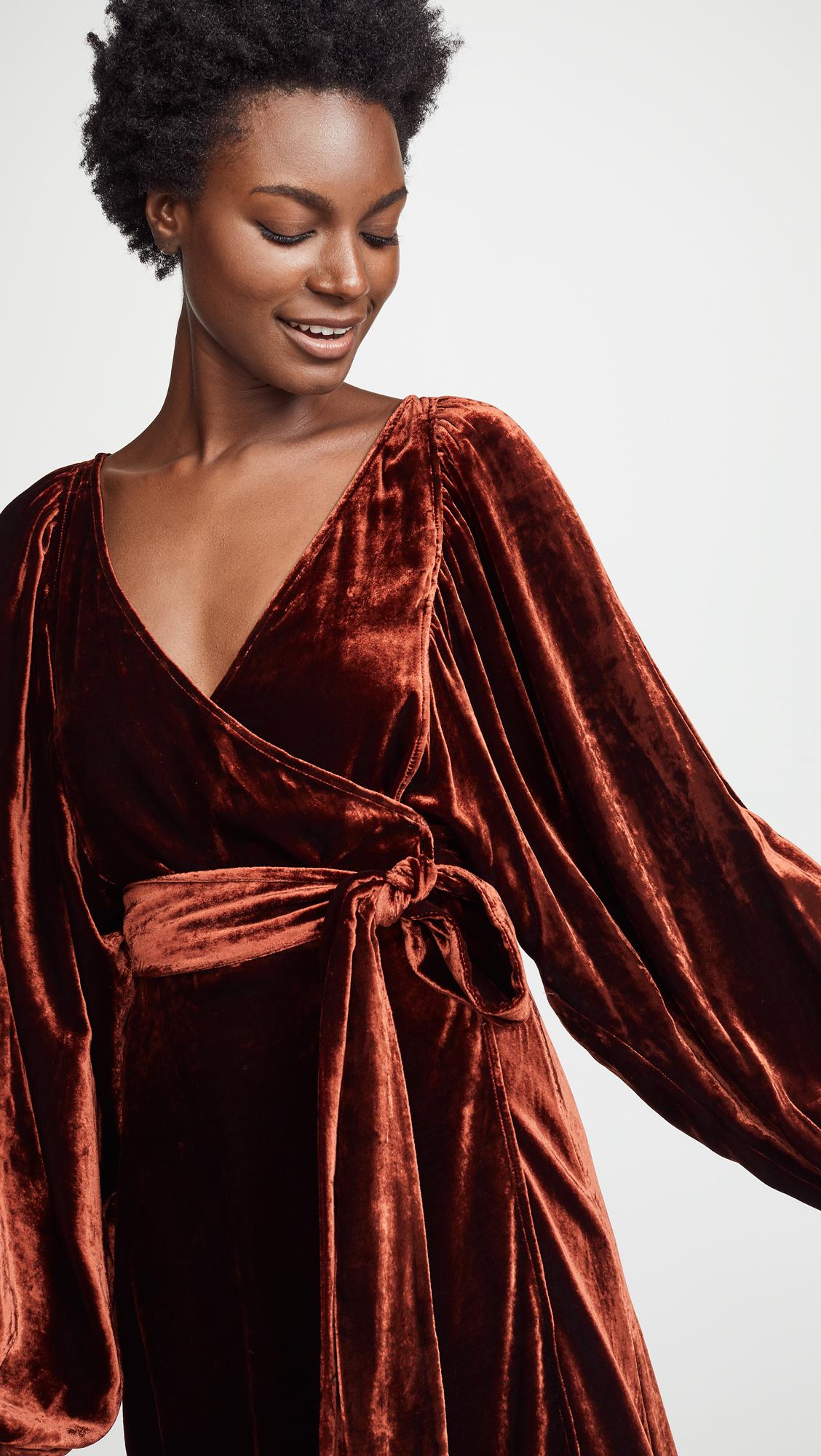 alc carlo wrap dress