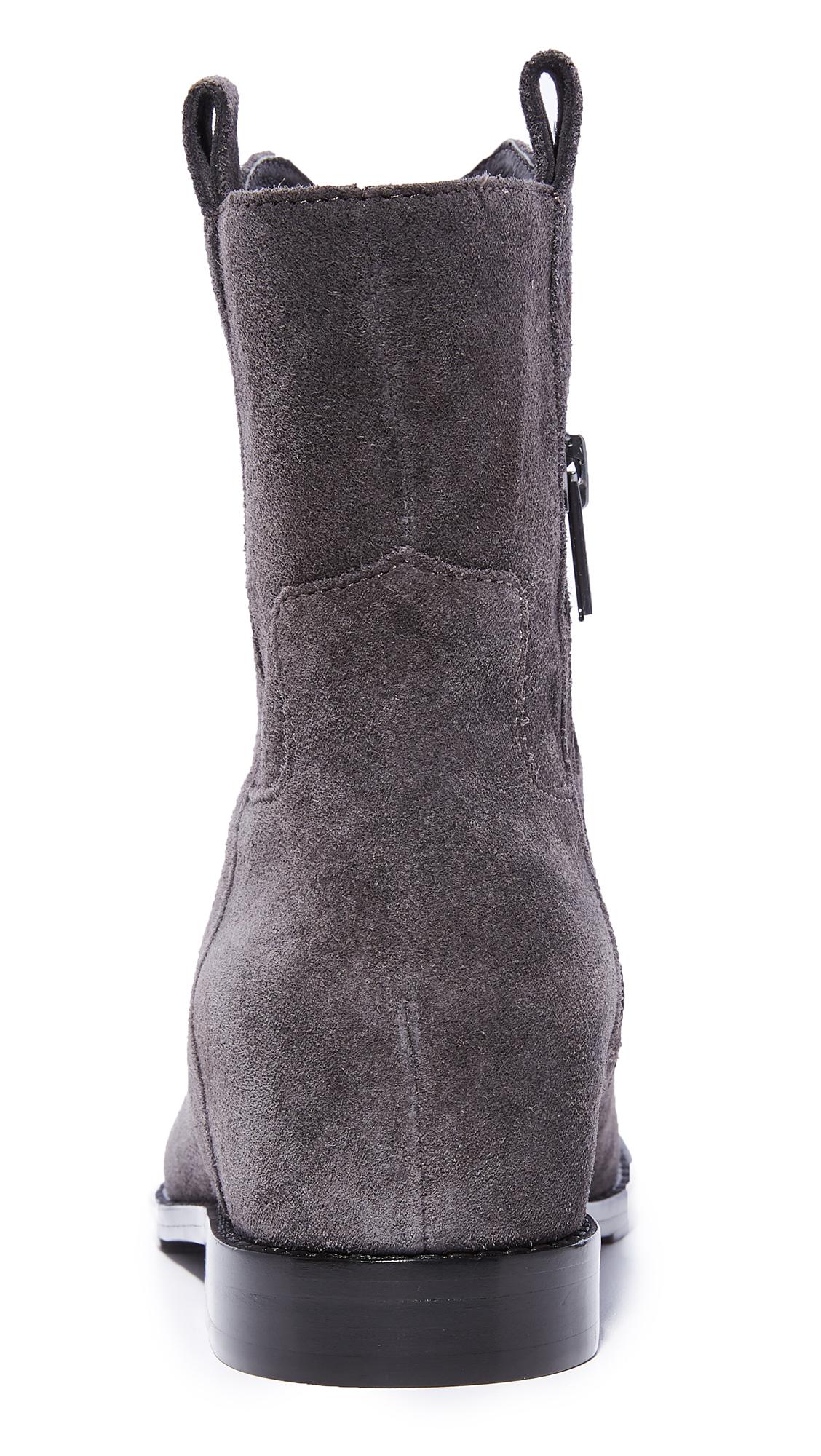 ash amazon leather platform booties