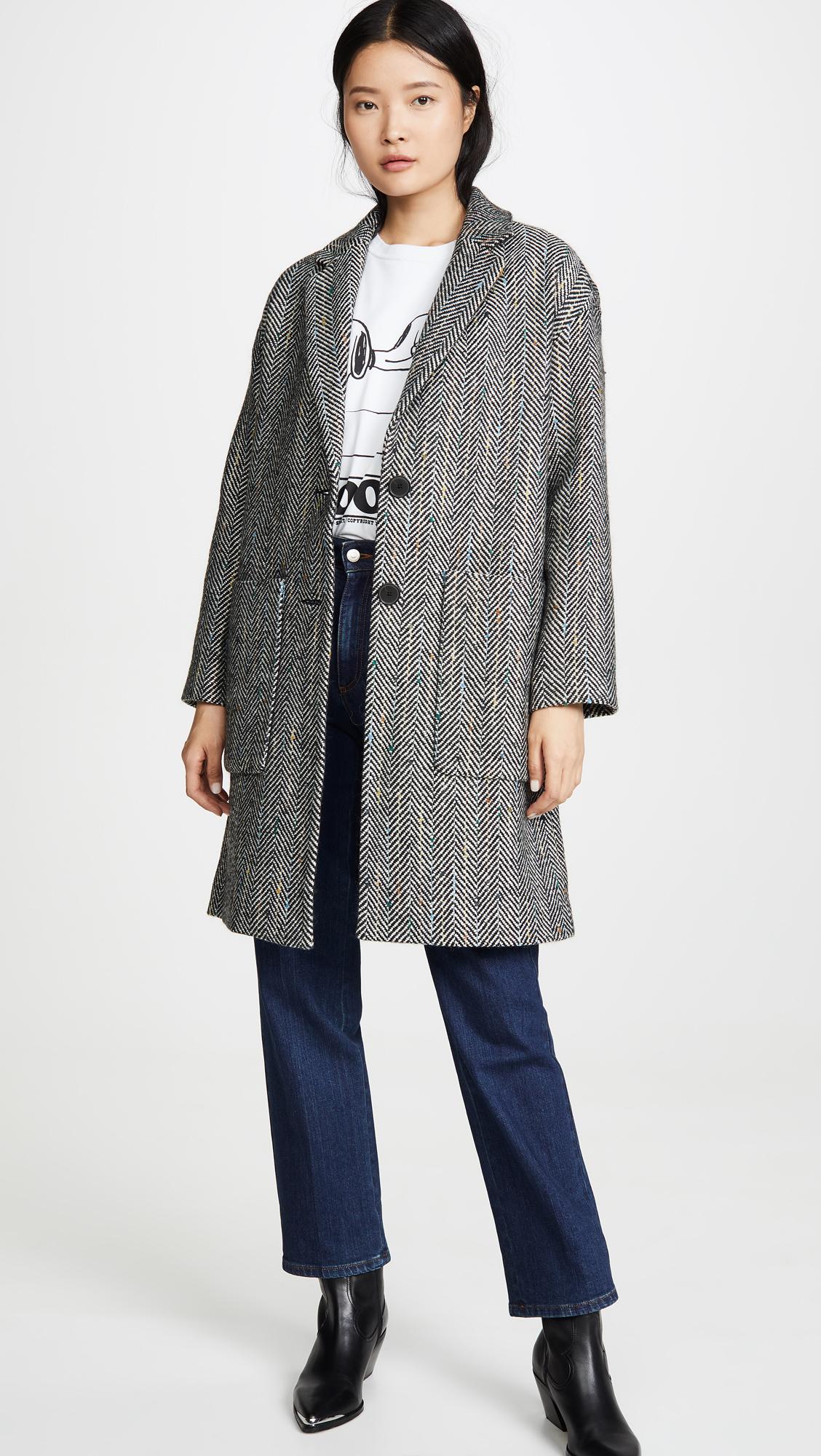 madewell herringbone coat