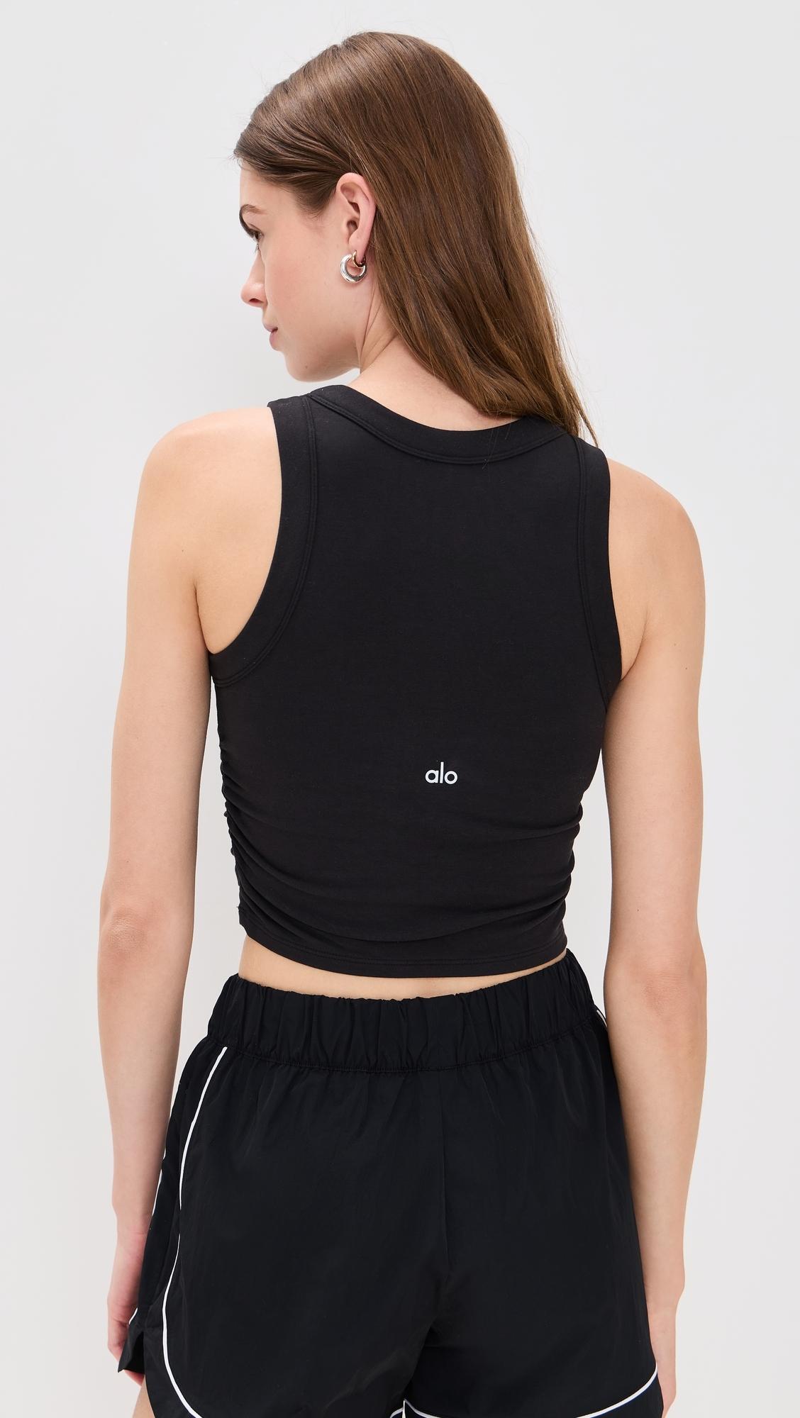Alo Yoga Sway Bra Tank in Black | Lyst