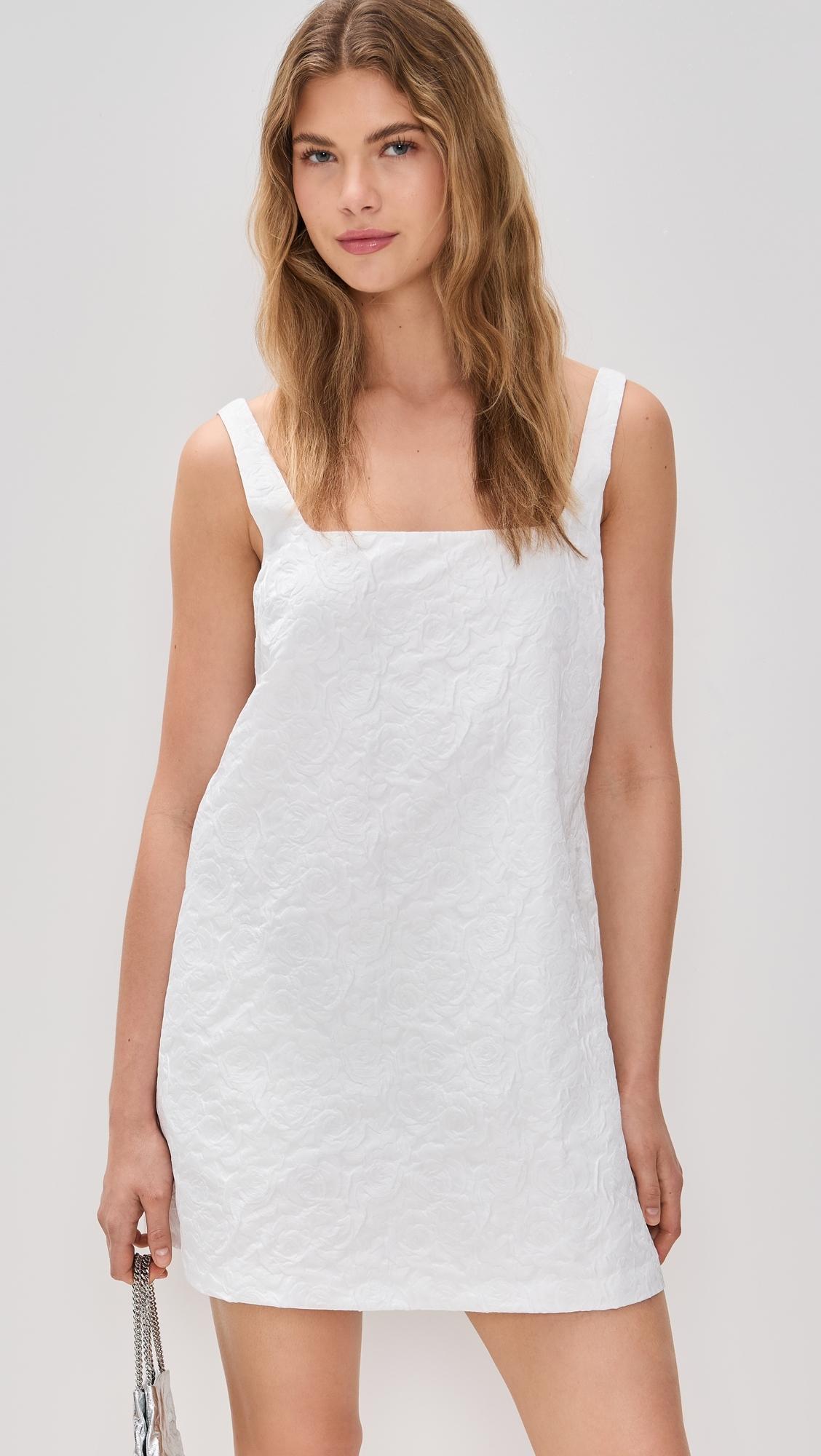 white christmas dresses Amanda Uprichard Ellis Dress in Ivory