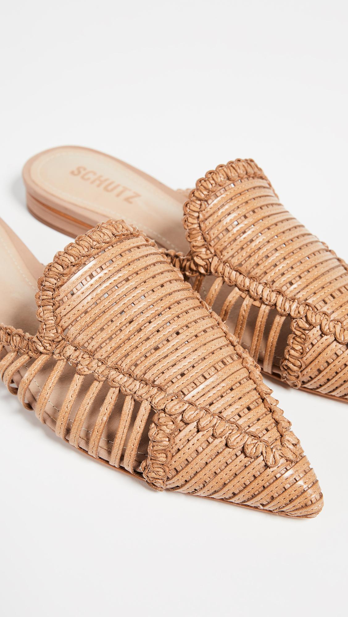 schutz marli point toe flats