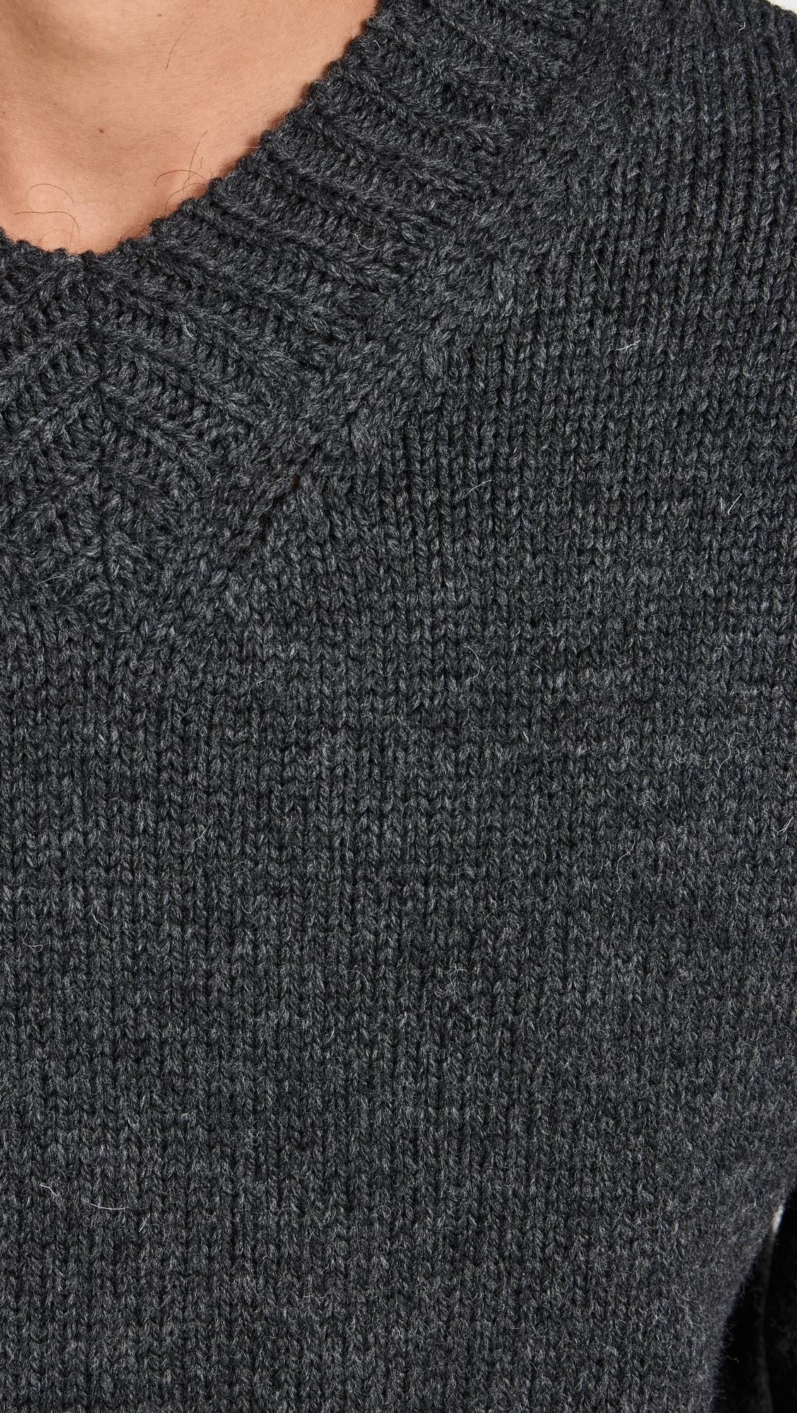 Our Legacy Sonar V-Neck Sweater in Black for Men | Lyst Our Legacy Sonar V-Neck Sweater in Black for Men | Lyst