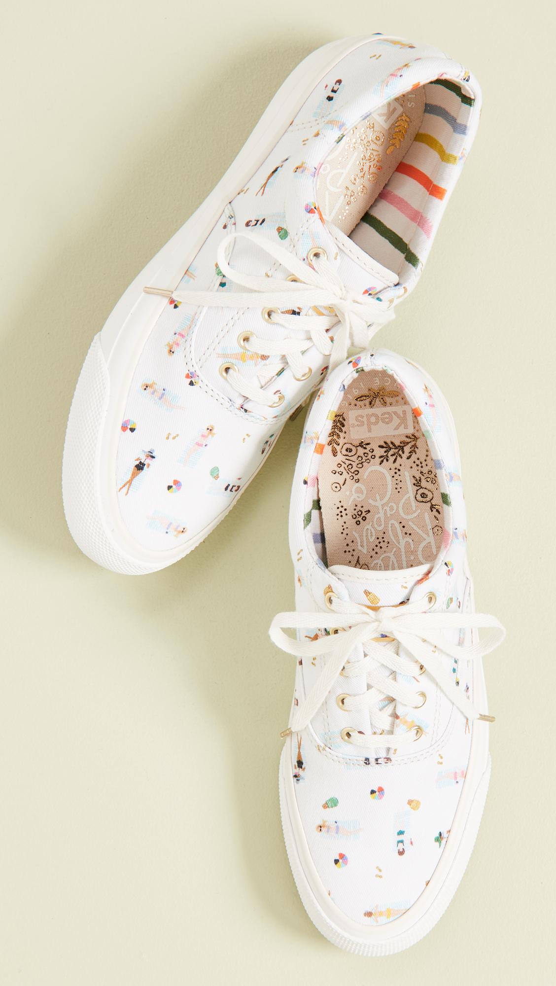 Keds X Rifle Paper Co Sun Girl Sneakers in White | Lyst