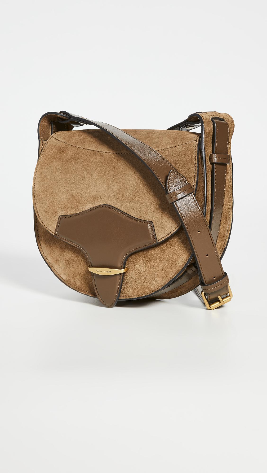 Isabel Marant Botsy Saddle Bag in Natural Lyst