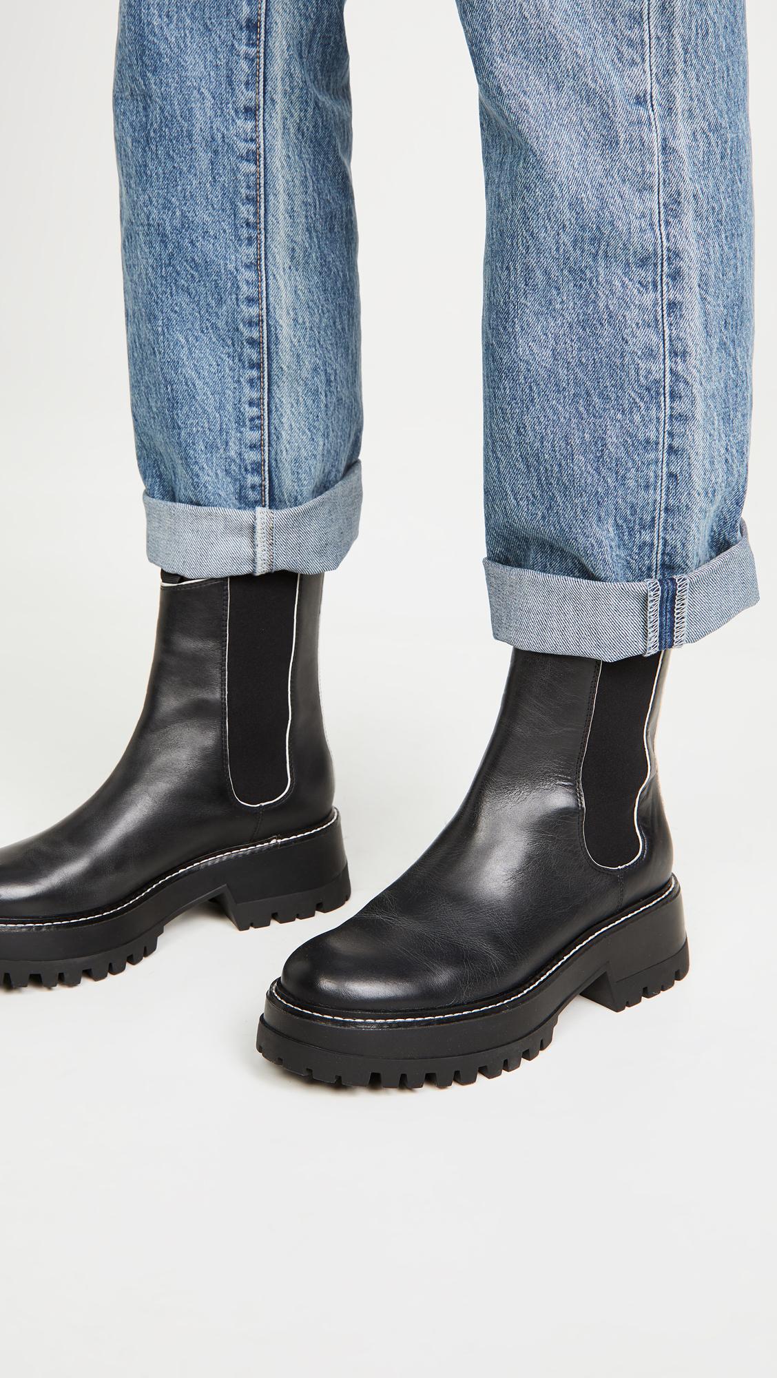 sigerson morrison combat boots