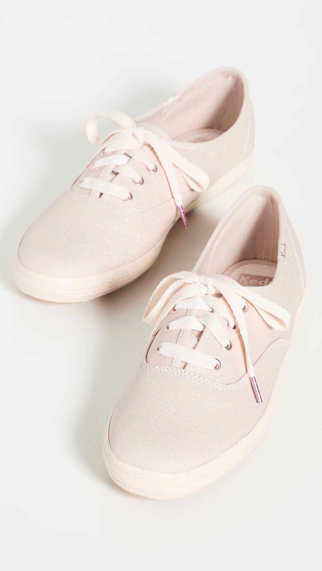 Keds X Kate Spade New York Champion Glitter Sneakers in Pink | Lyst