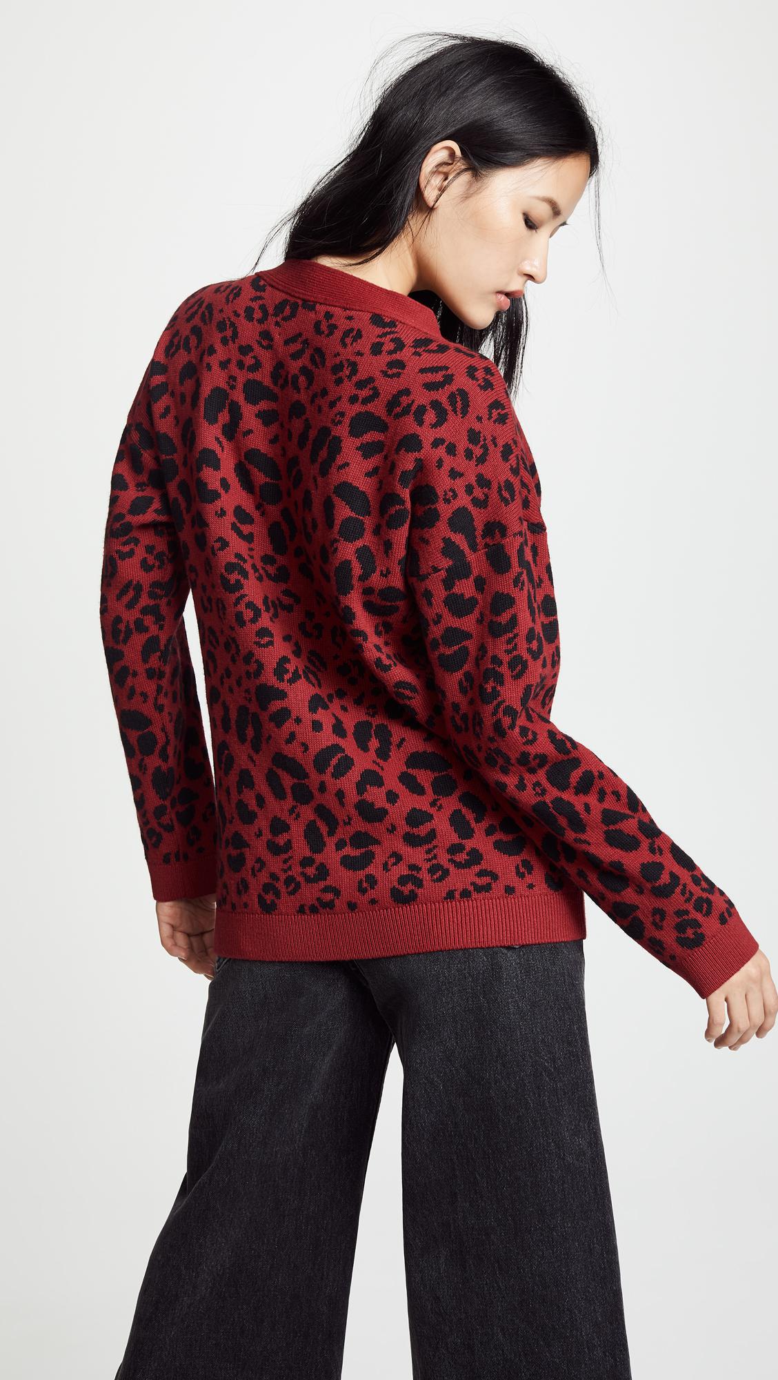 anine bing justine cardigan