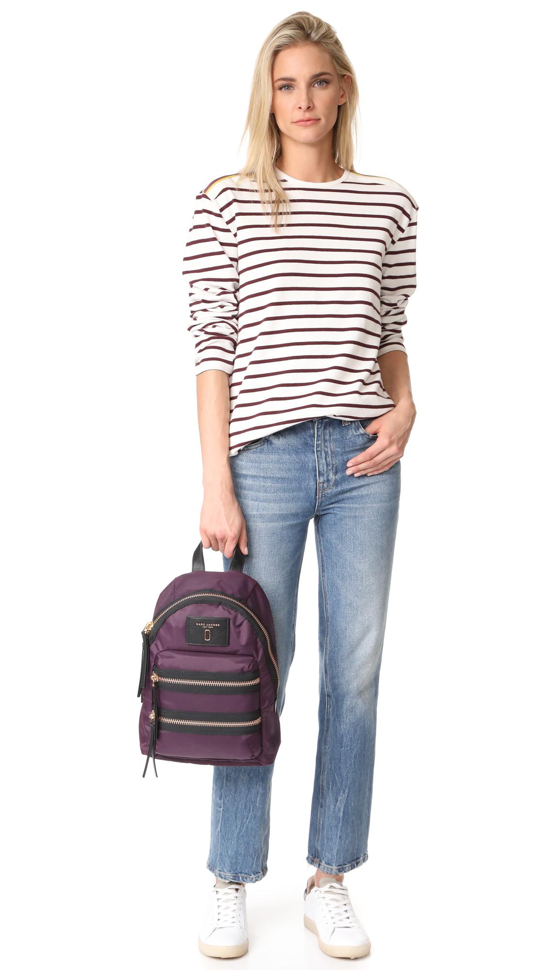Marc Jacobs Nylon Biker Mini Backpack in Purple | Lyst