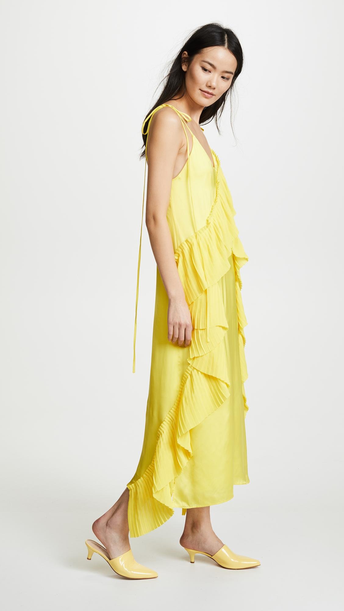 kenzo yellow dress