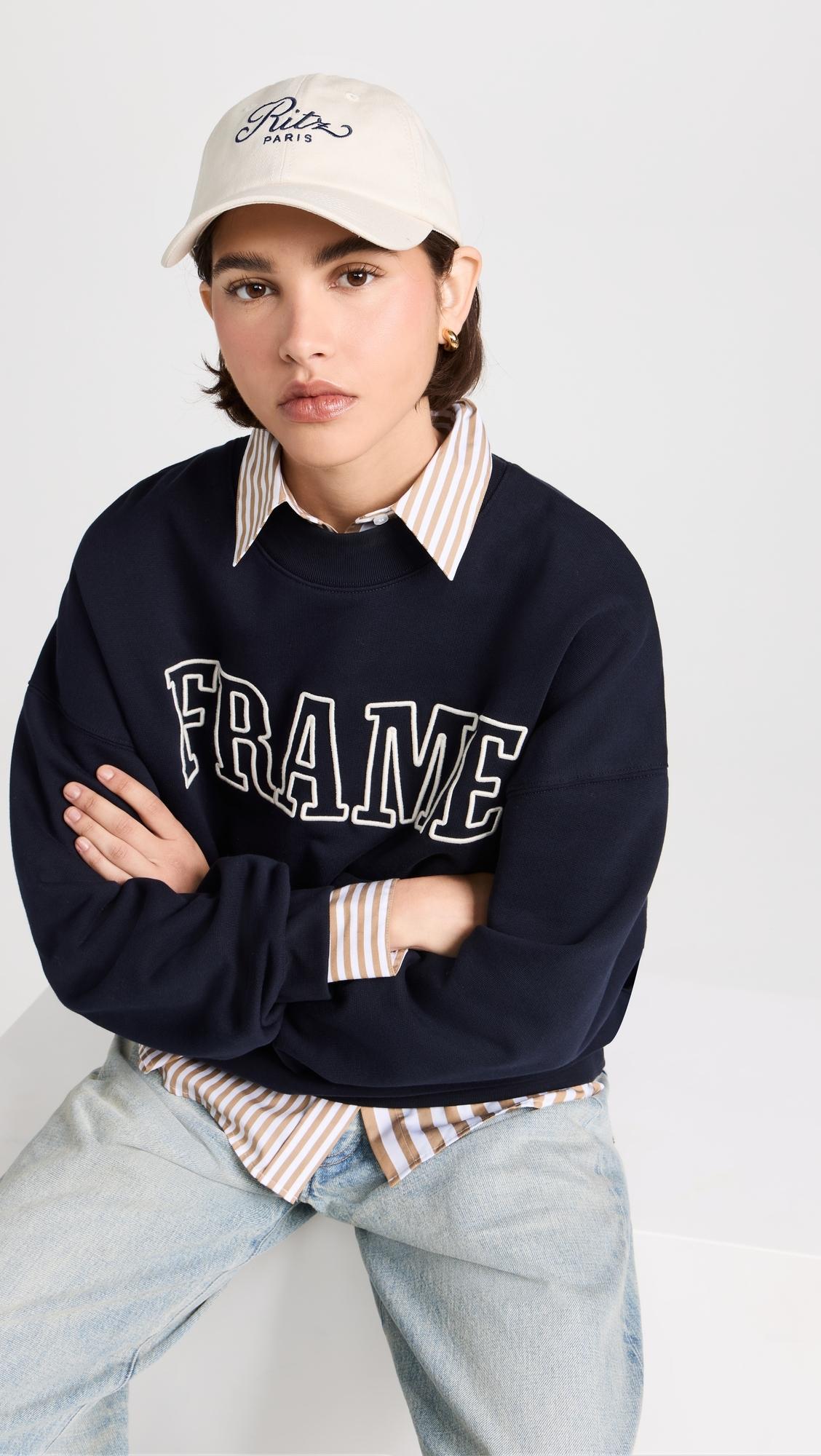 FRAME X Ritz Paris Baseball Cap in White | Lyst
