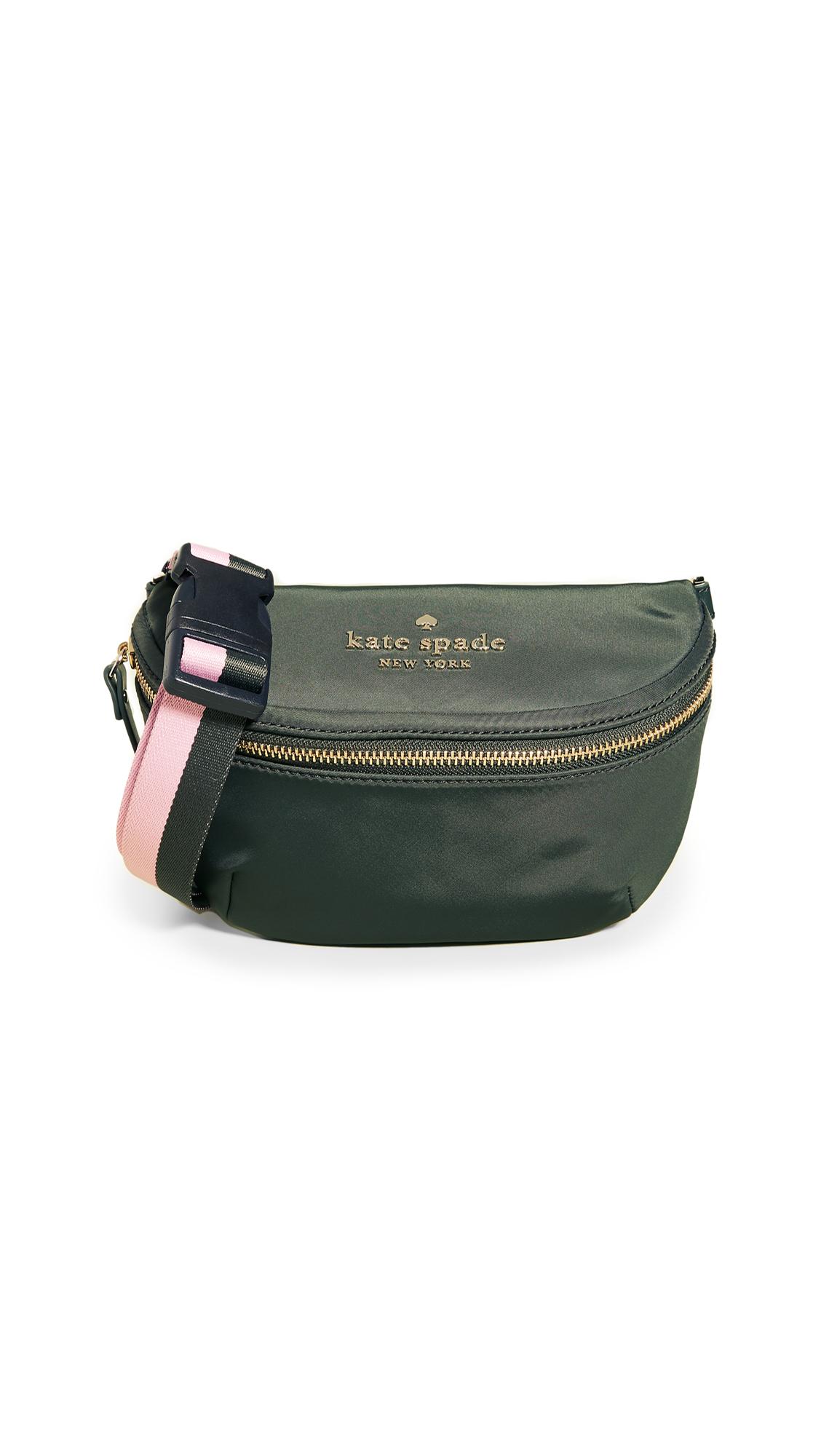 Kate Spade Watson Varsity Stripe Betty Belt Bag in Green | Lyst