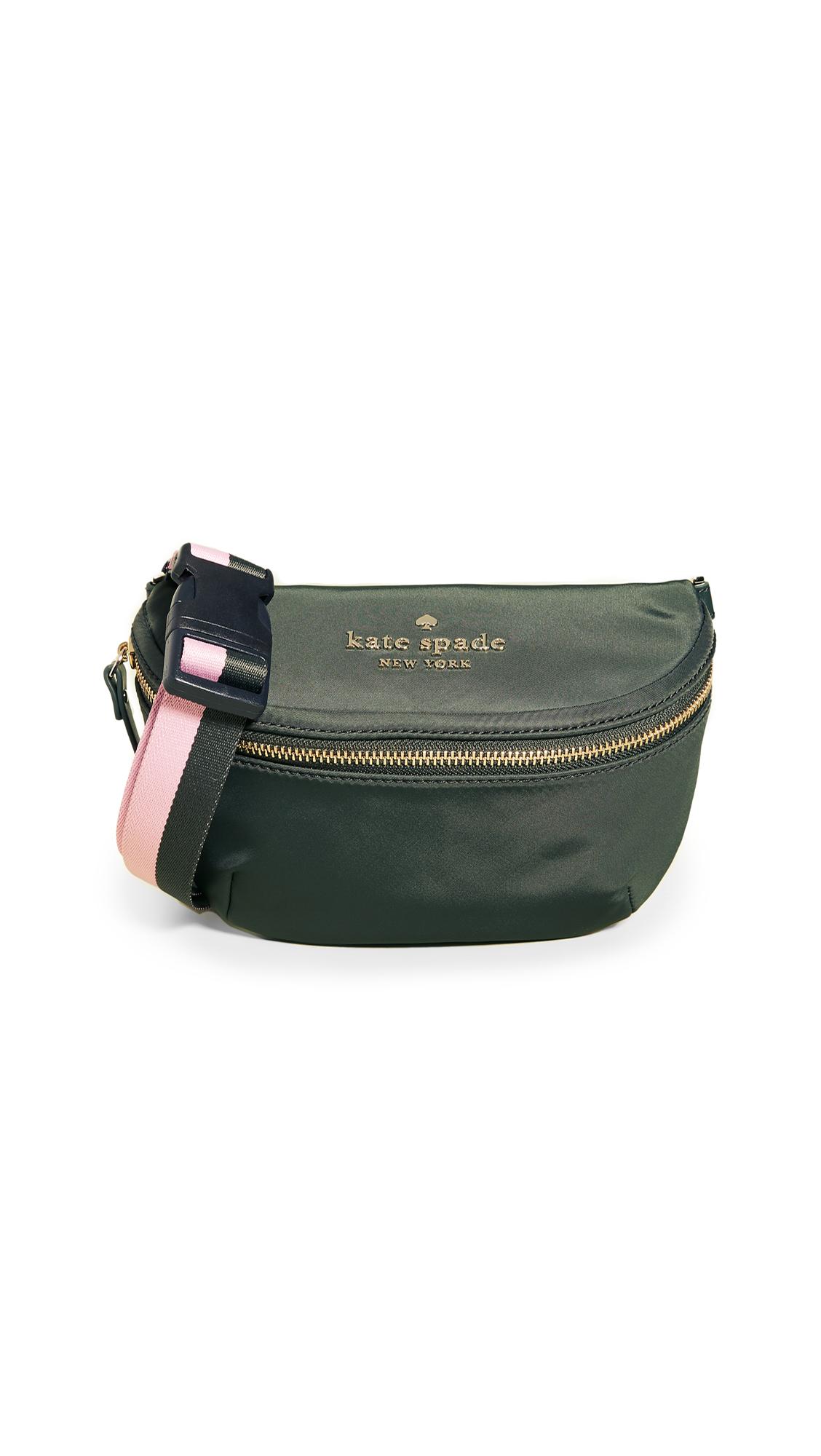 Kate Spade Watson Lane Varsity Stripe Betty Belt Bag in Green | Lyst