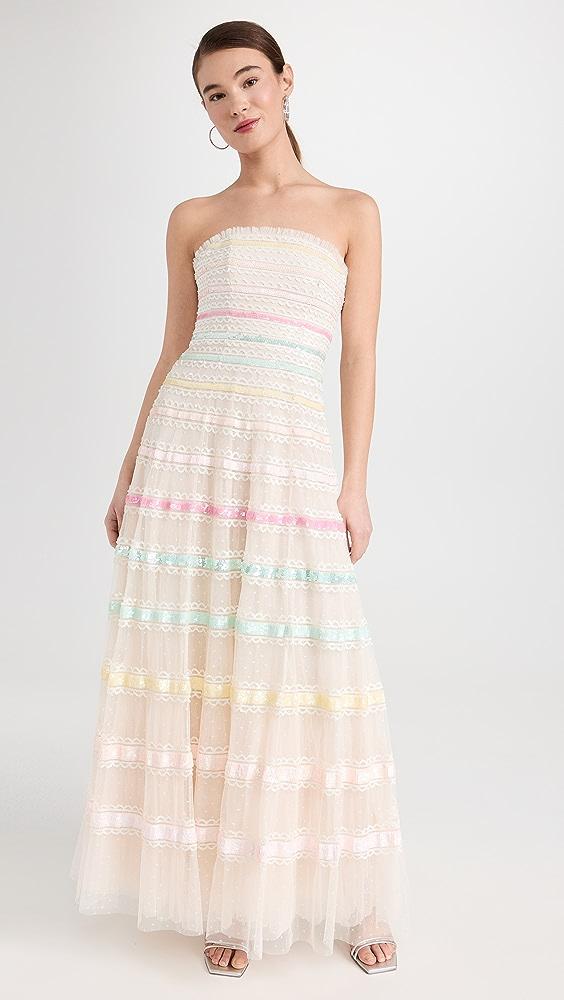 Needle and clearance thread rainbow gown