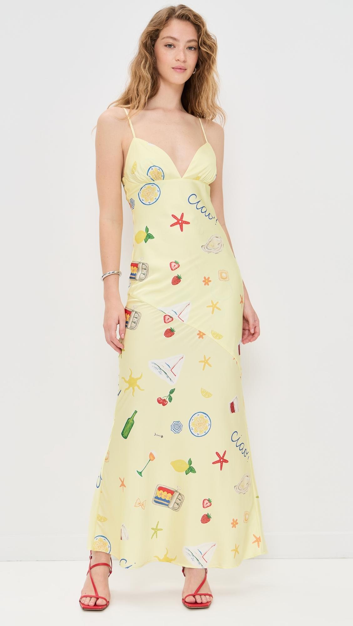 for love and lemons huda maxi dress For Love & Lemons Huda Maxi Dress