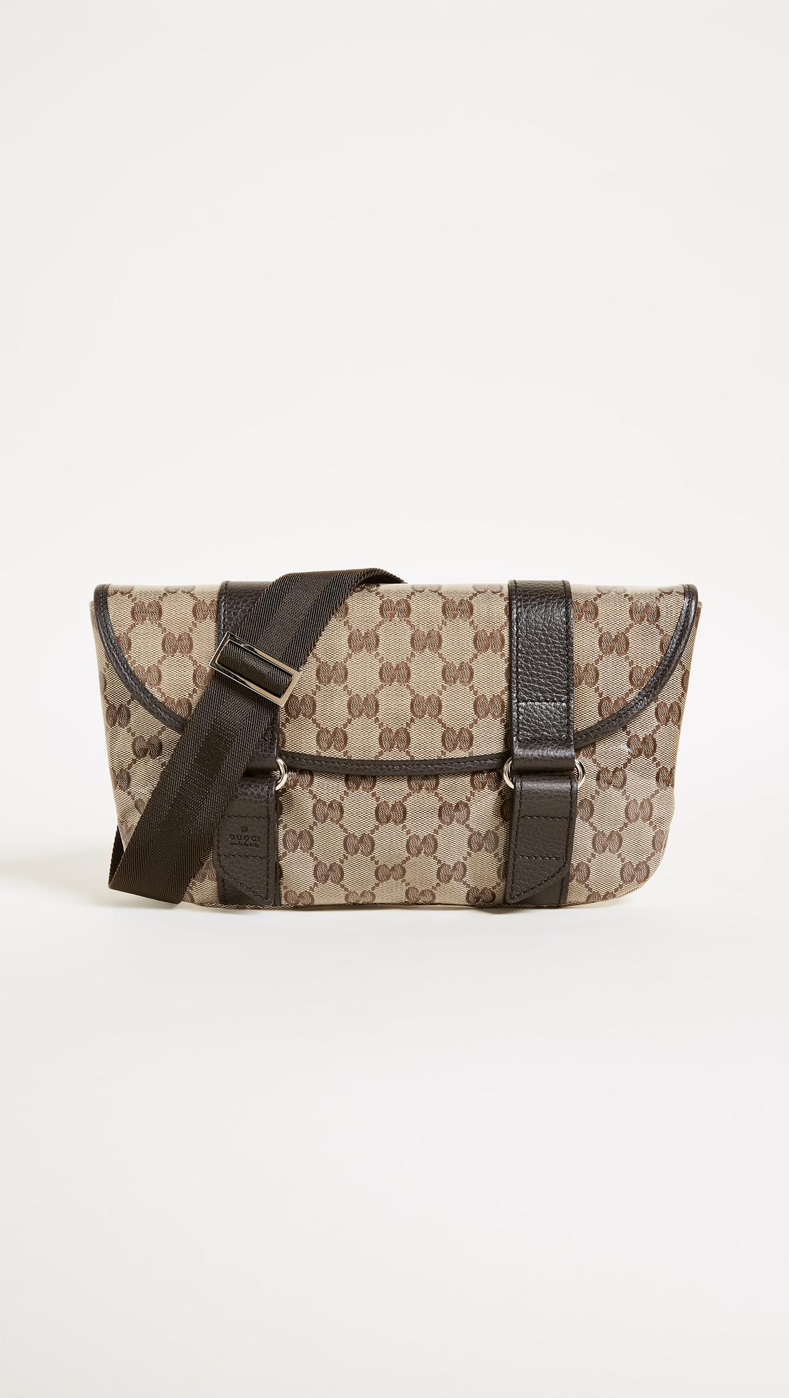 gucci canvas fanny pack