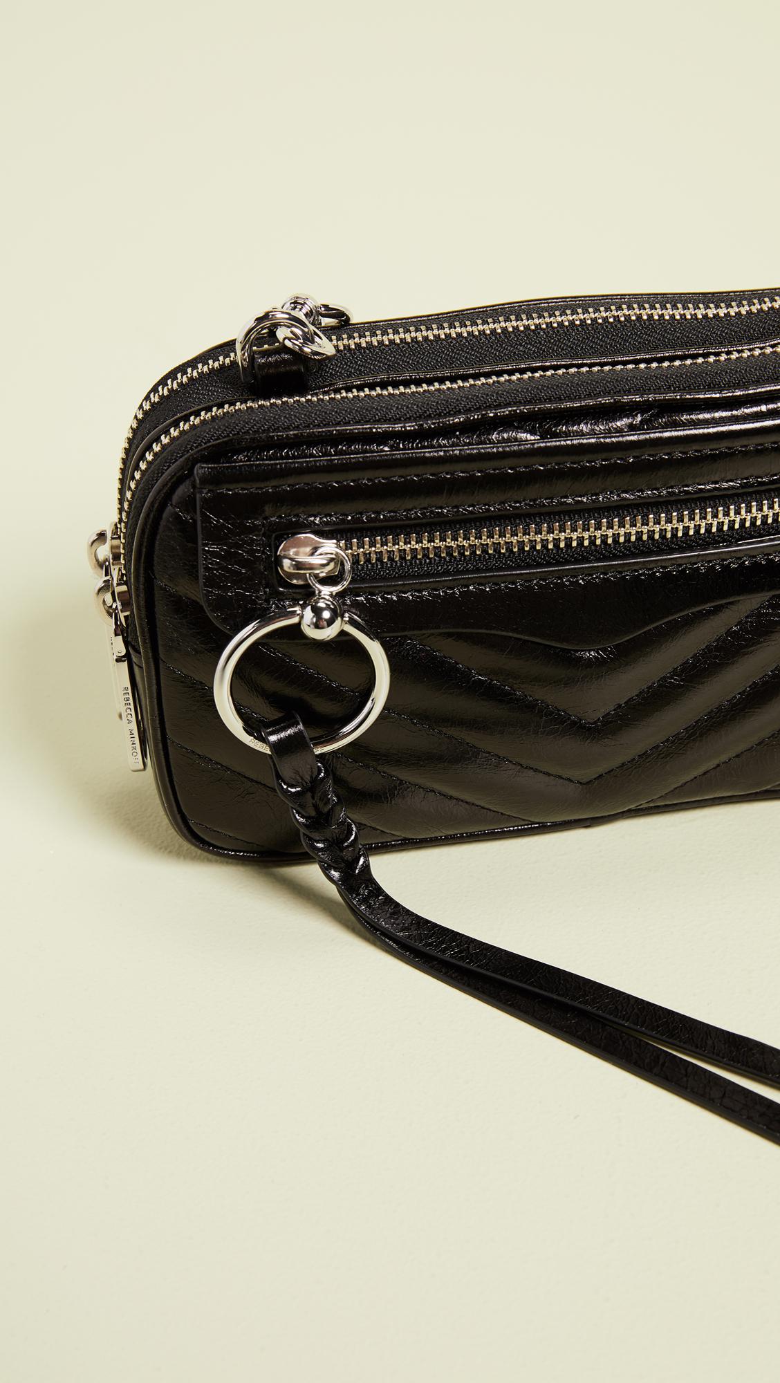 rebecca minkoff double zip crossbody