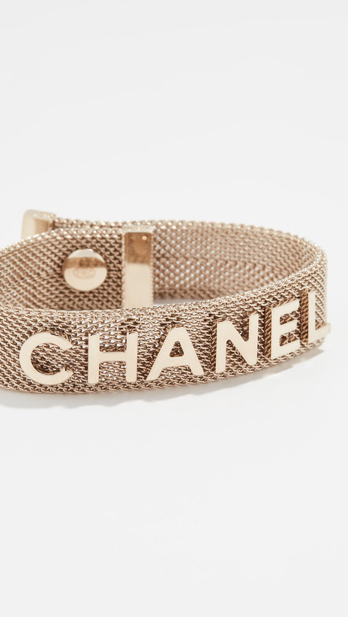 Chanel mesh deals bracelet