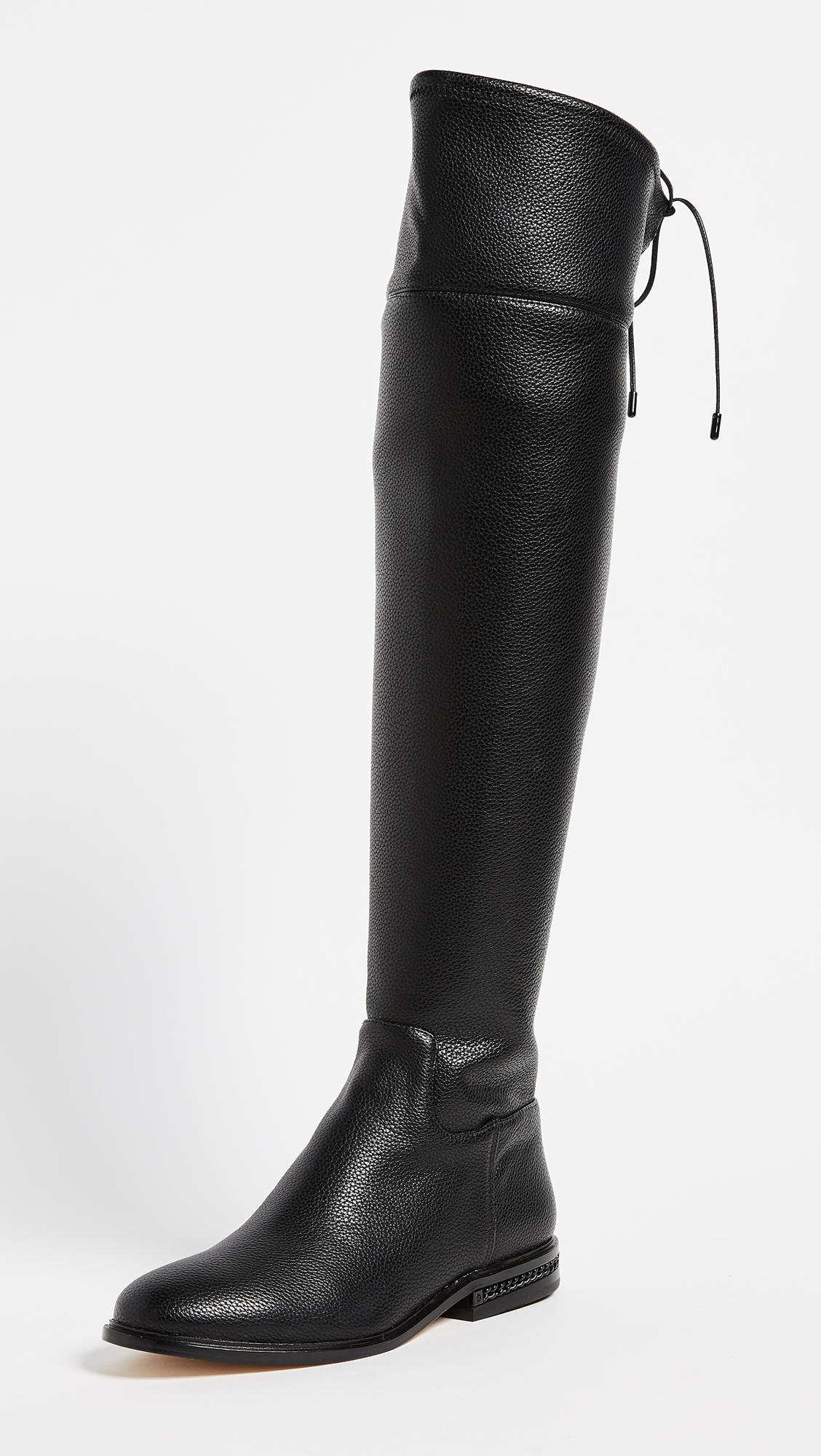 MICHAEL Michael Kors Jamie Flat Over The Knee Boots in Black | Lyst