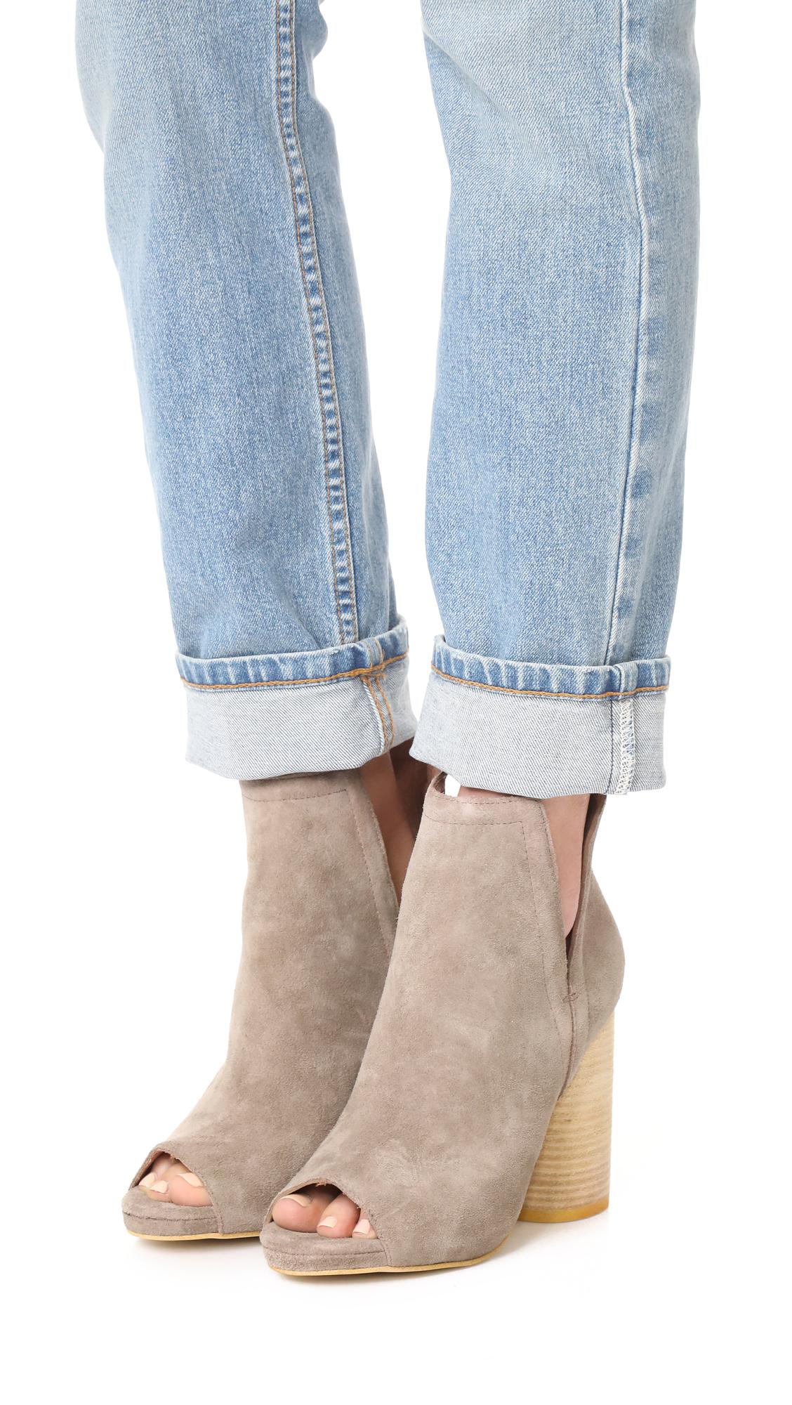 jeffrey campbell open toe booties