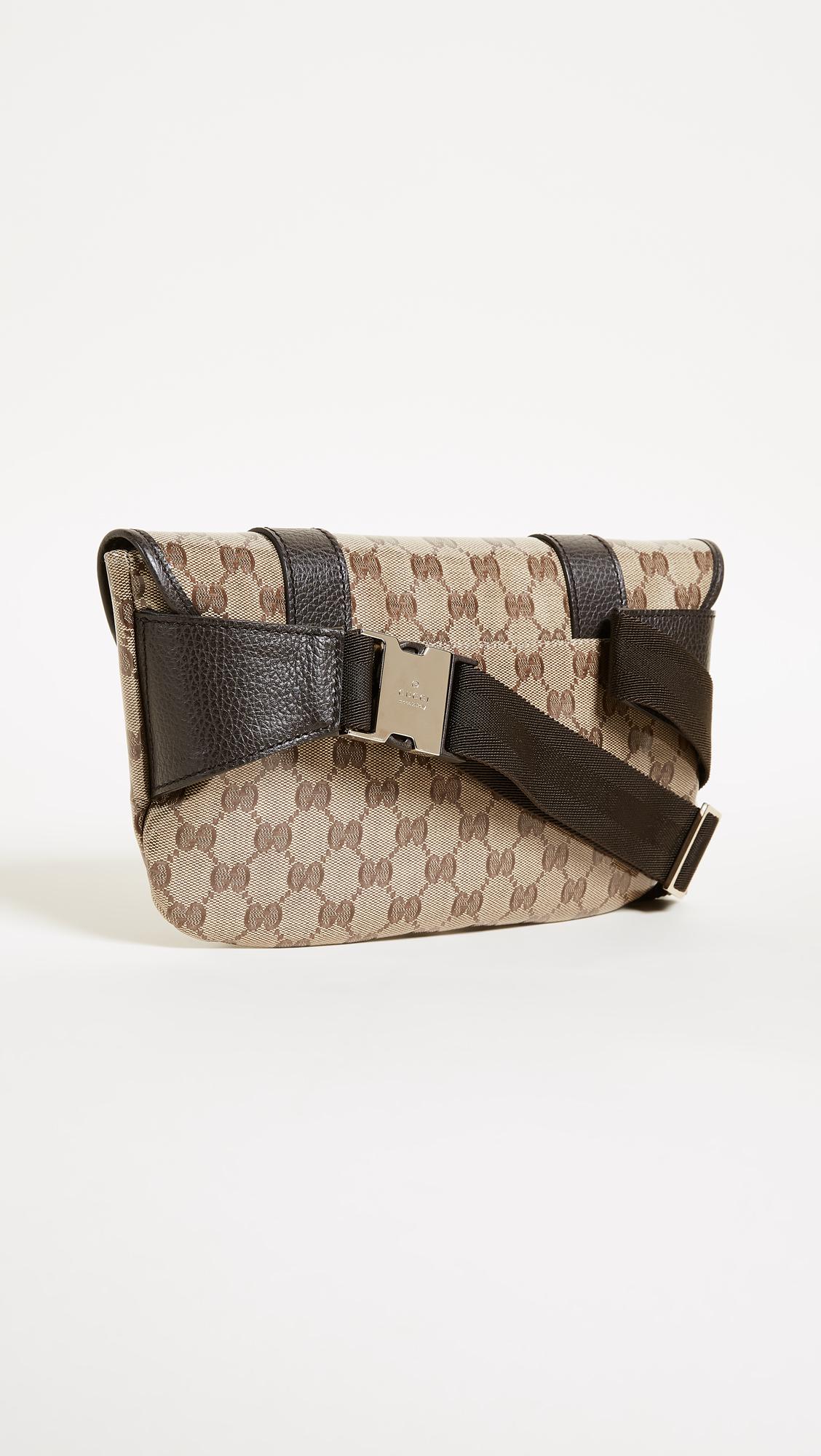 gucci fanny pack canvas