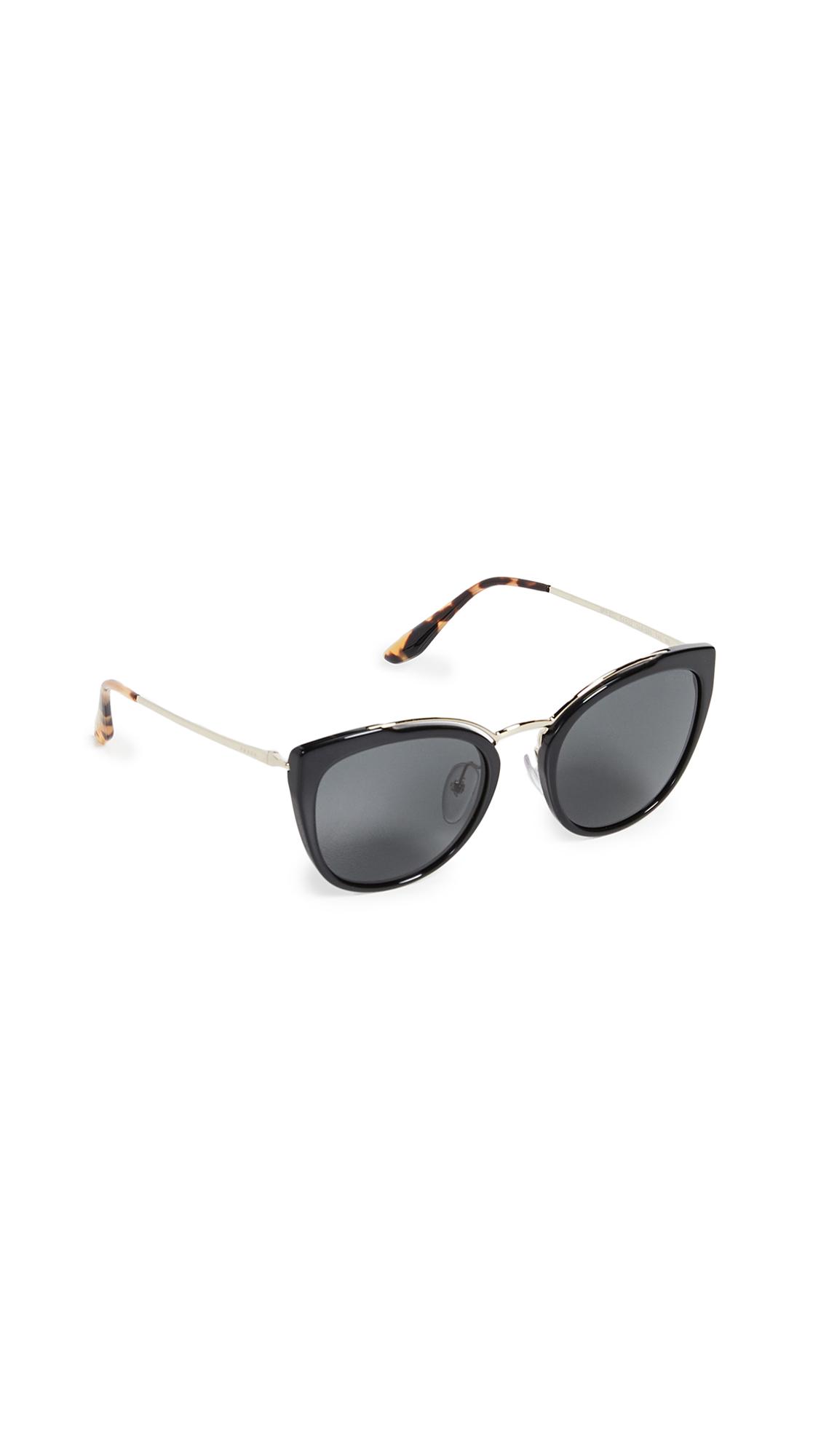 Prada Pr 20us Cat Eye Sunglasses in Black Lyst