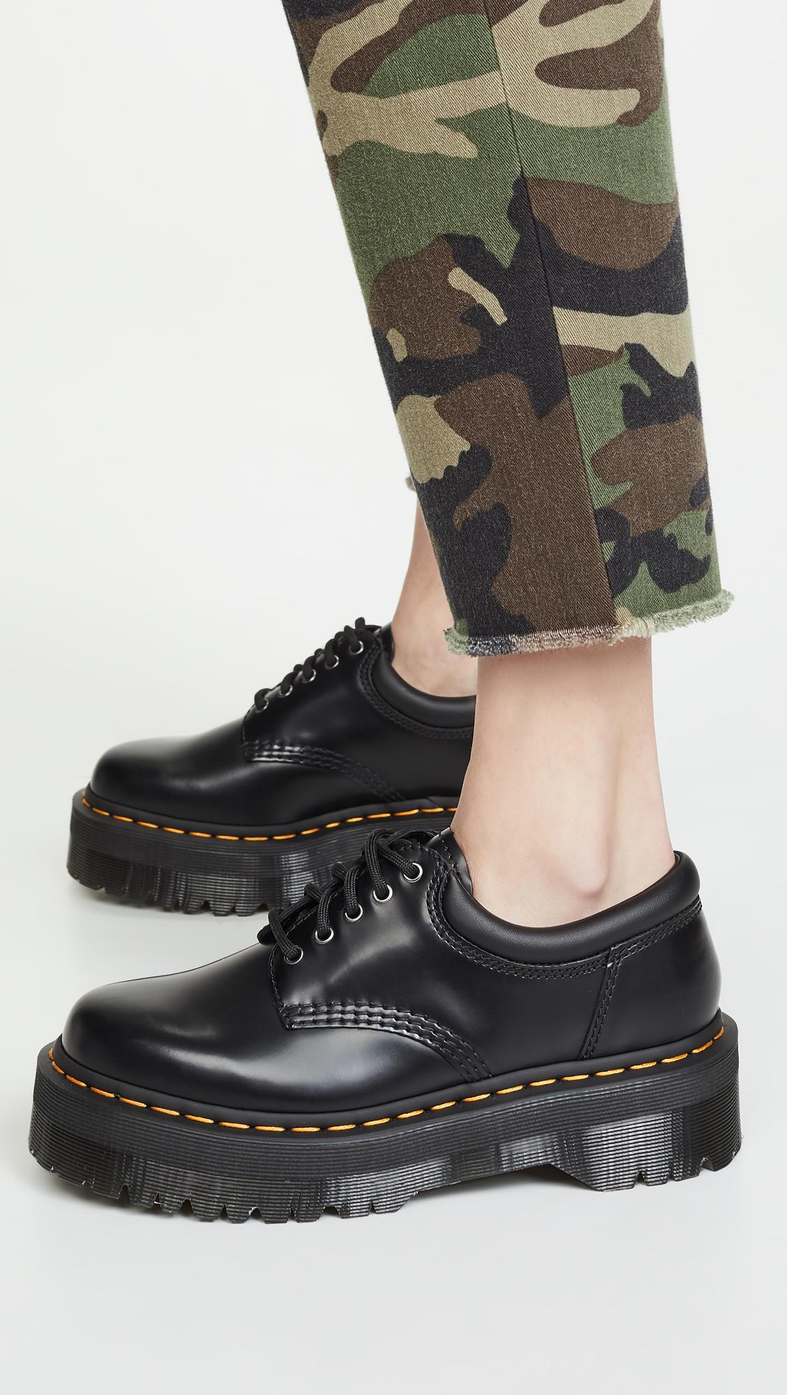 Dr. Martens 8053 Quad 5 Tie Shoes in Black | Lyst