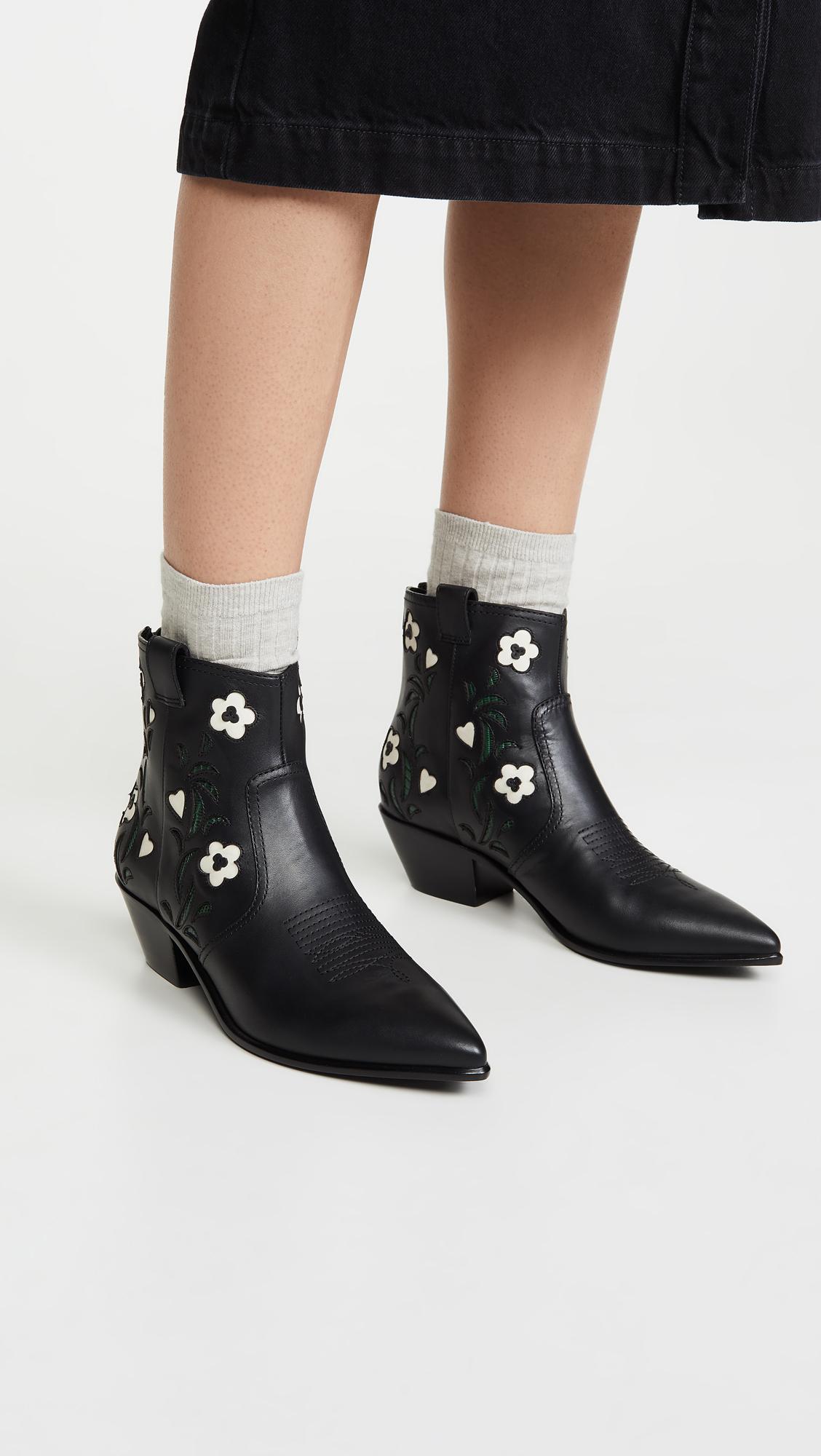 loeffler randall joni western booties