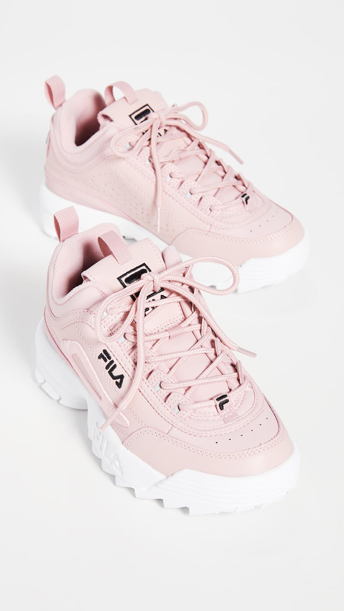 fila embroidery pink