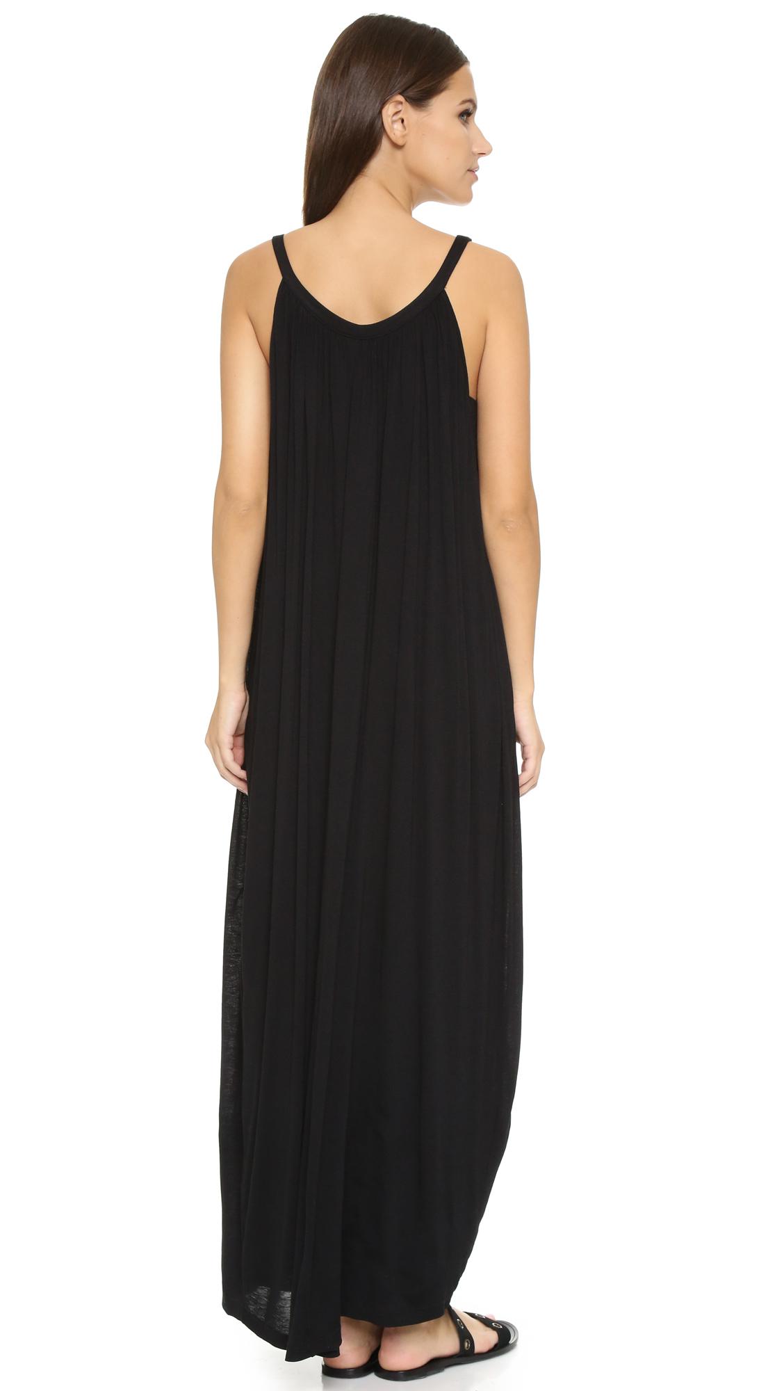 velvet slinky maxi dress