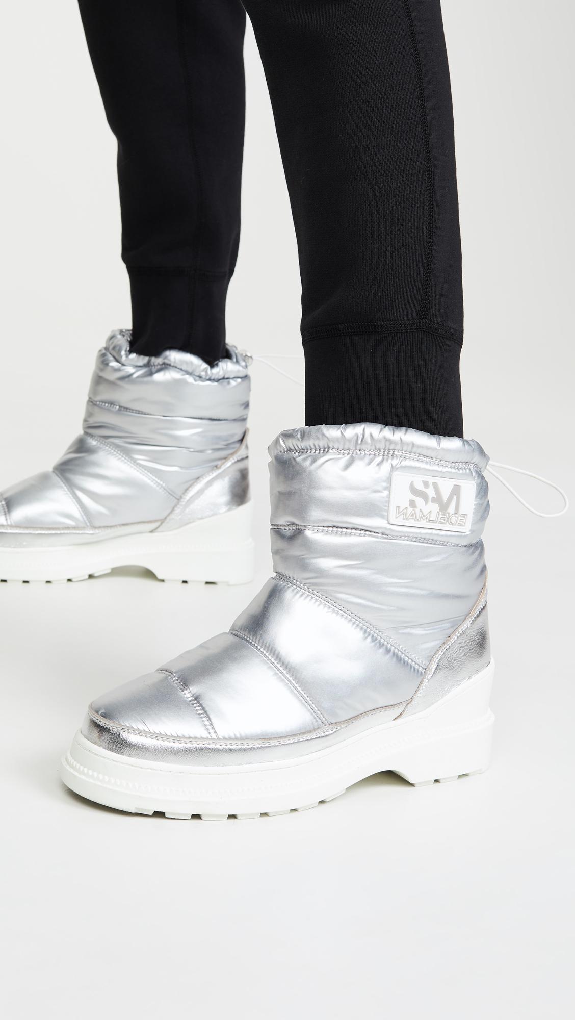 sam edelman silver boots
