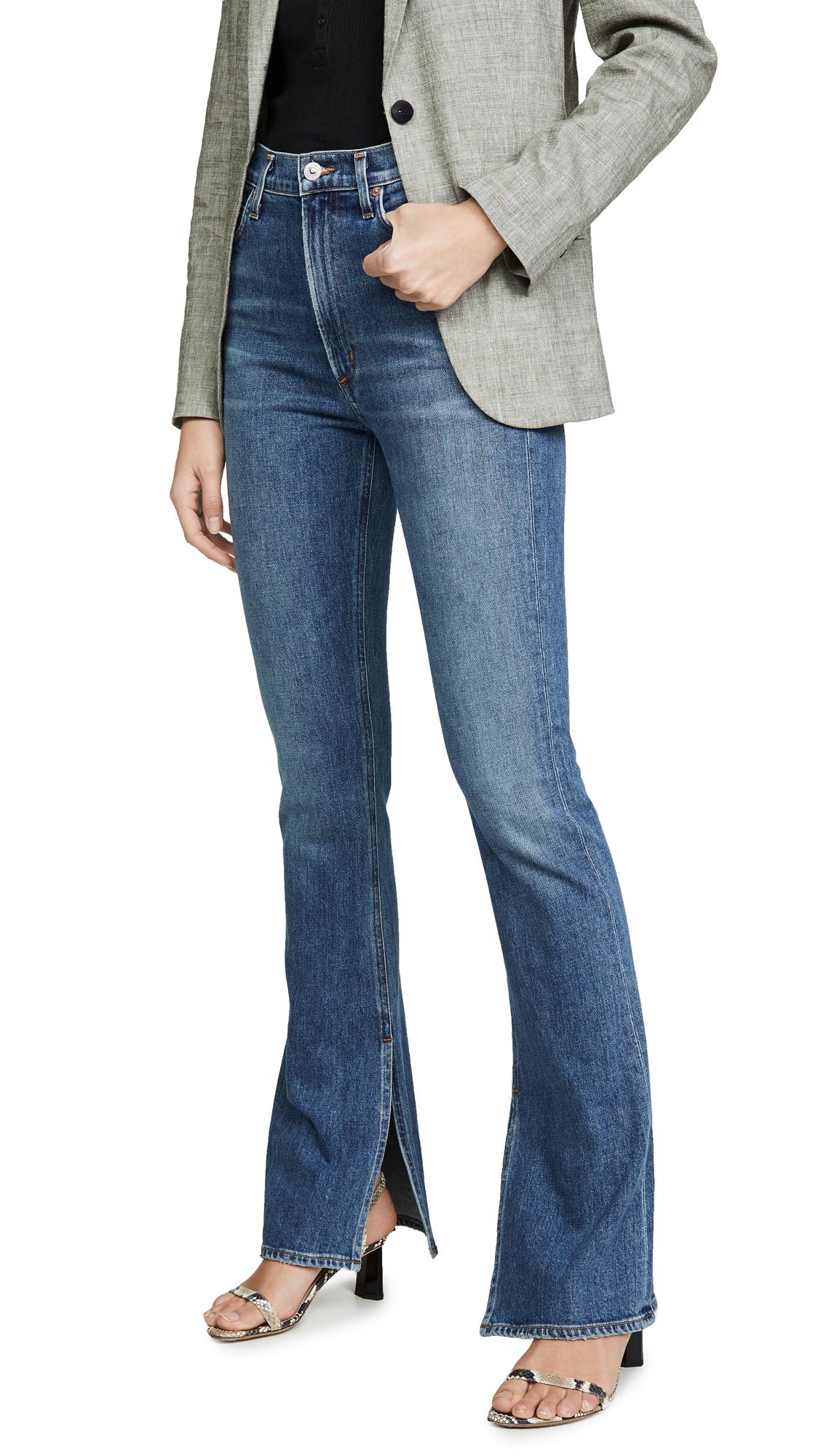 Citizens of Humanity Georgia High Rise Boot Cut Jeans in Blue | Lyst